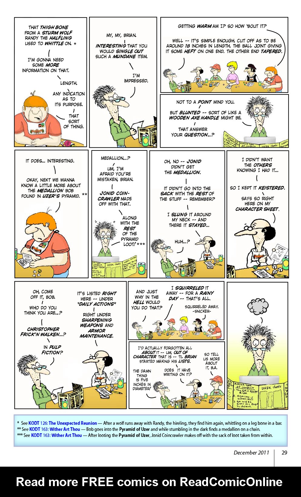 Read online Knights of the Dinner Table comic -  Issue #182 - 31