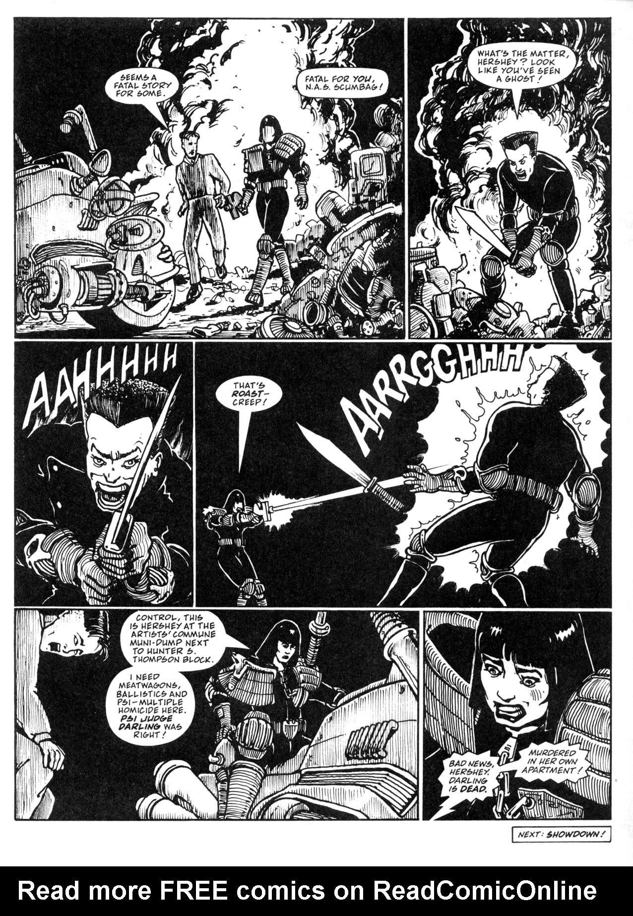 Read online Judge Dredd: The Megazine (vol. 2) comic -  Issue #16 - 21