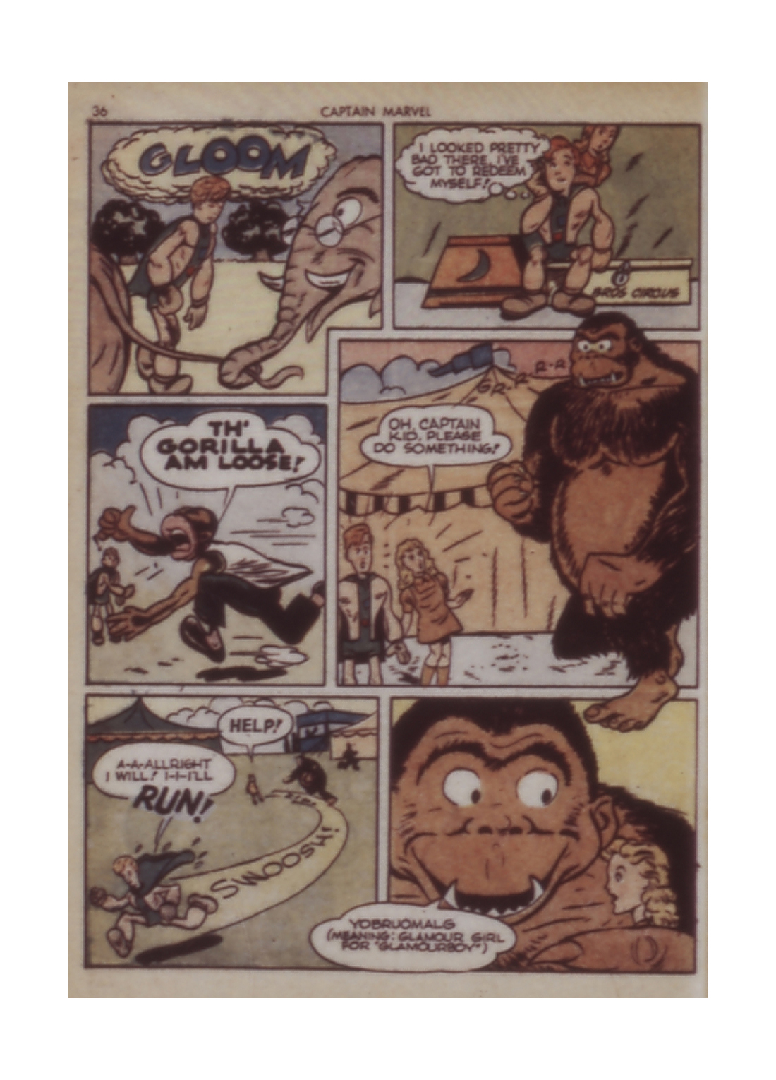 Read online Captain Marvel Adventures comic -  Issue #12 - 36