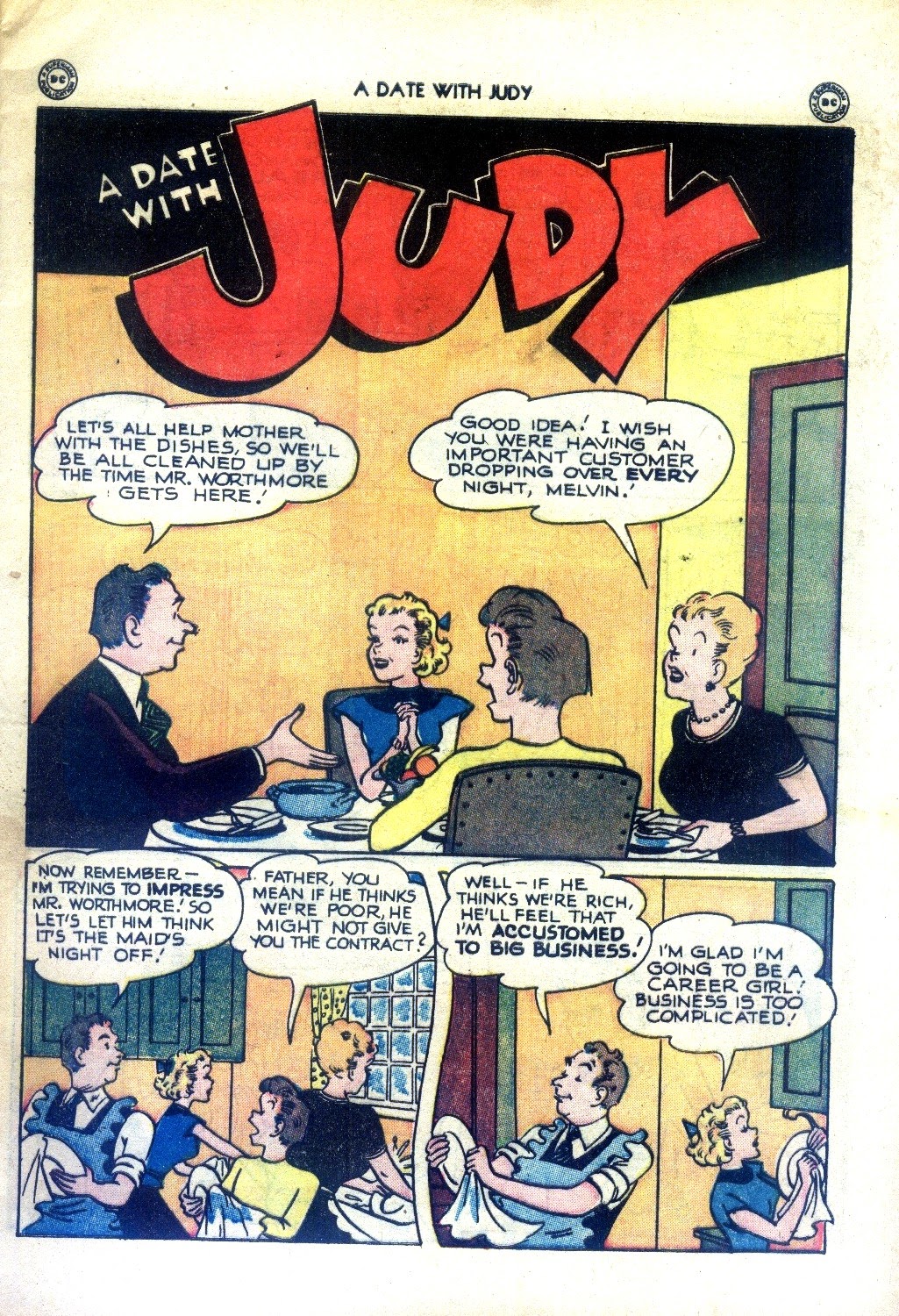 Read online A Date with Judy comic -  Issue #13 - 11