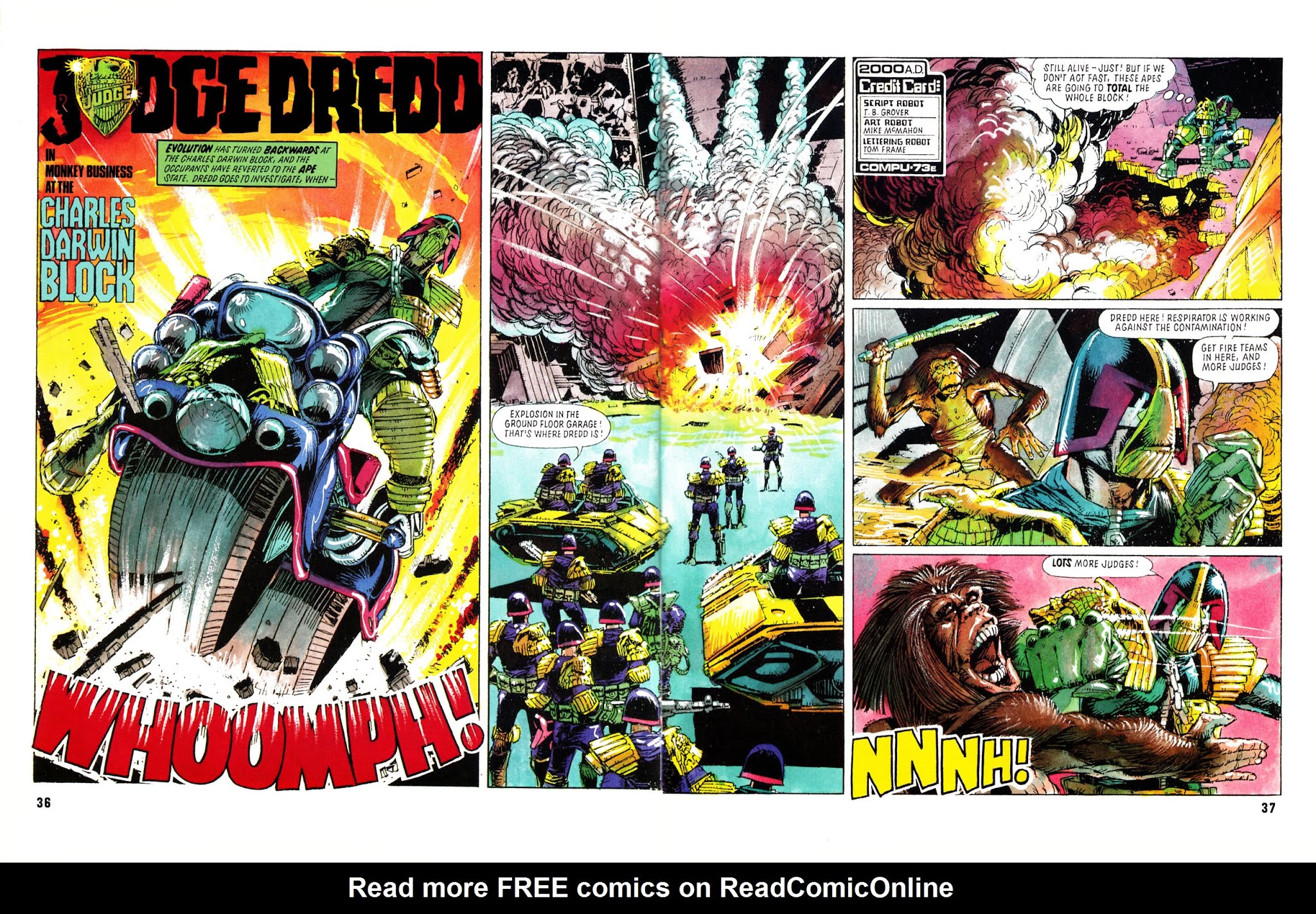 Read online Judge Dredd Definitive Editions: Bad Science comic -  Issue # Full - 35
