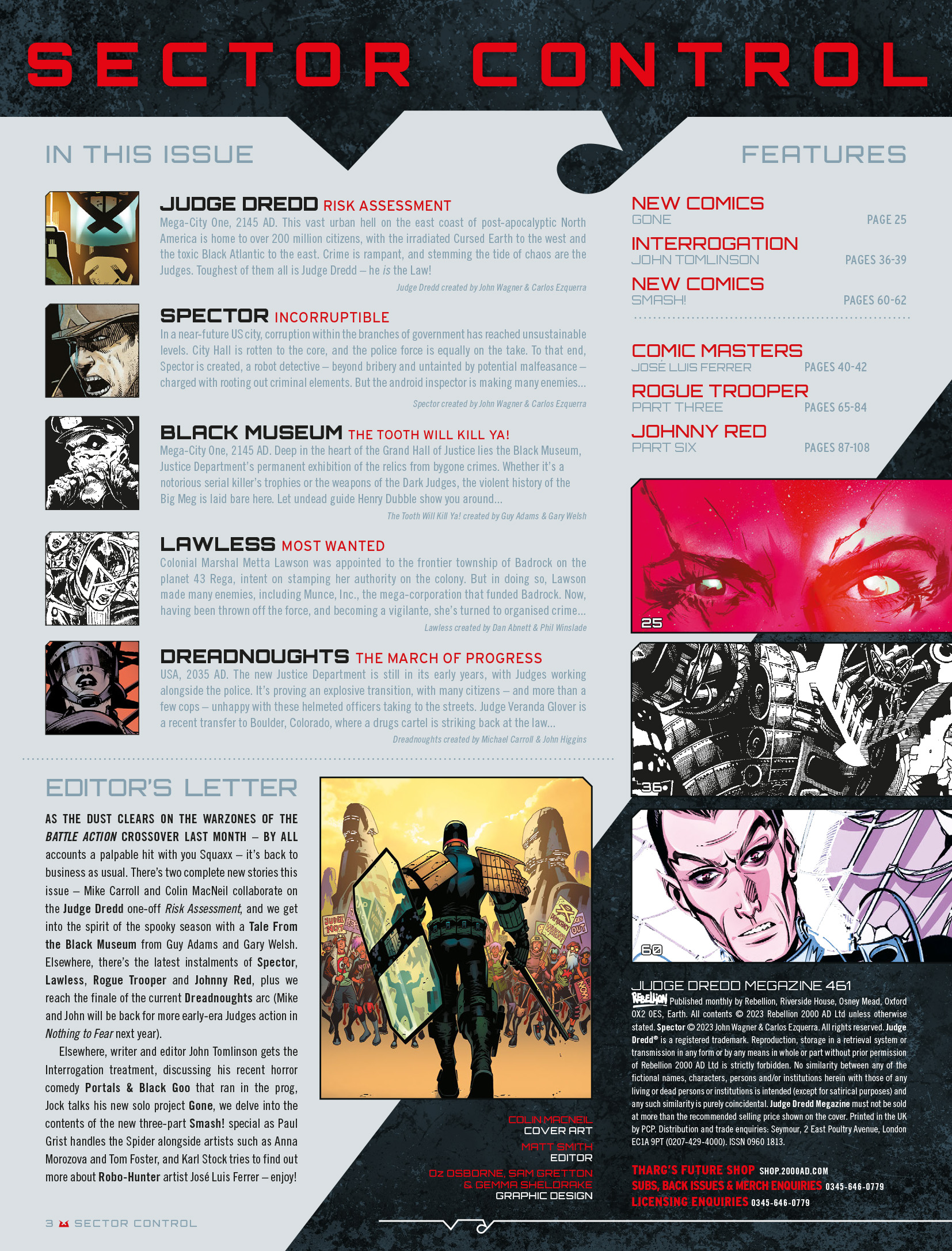 Read online Judge Dredd Megazine (Vol. 5) comic -  Issue #461 - 3