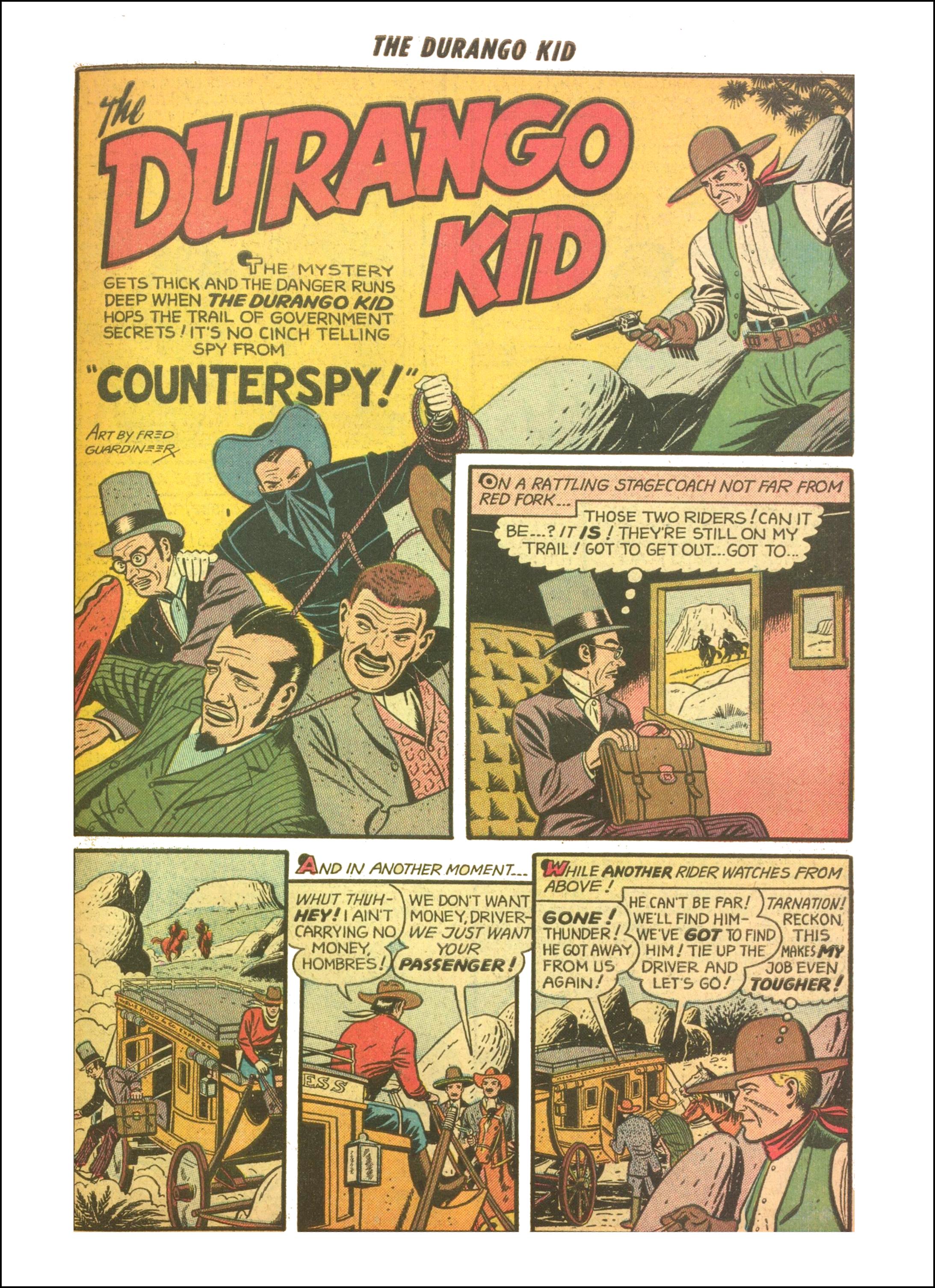 Read online Charles Starrett as The Durango Kid comic -  Issue #26 - 27