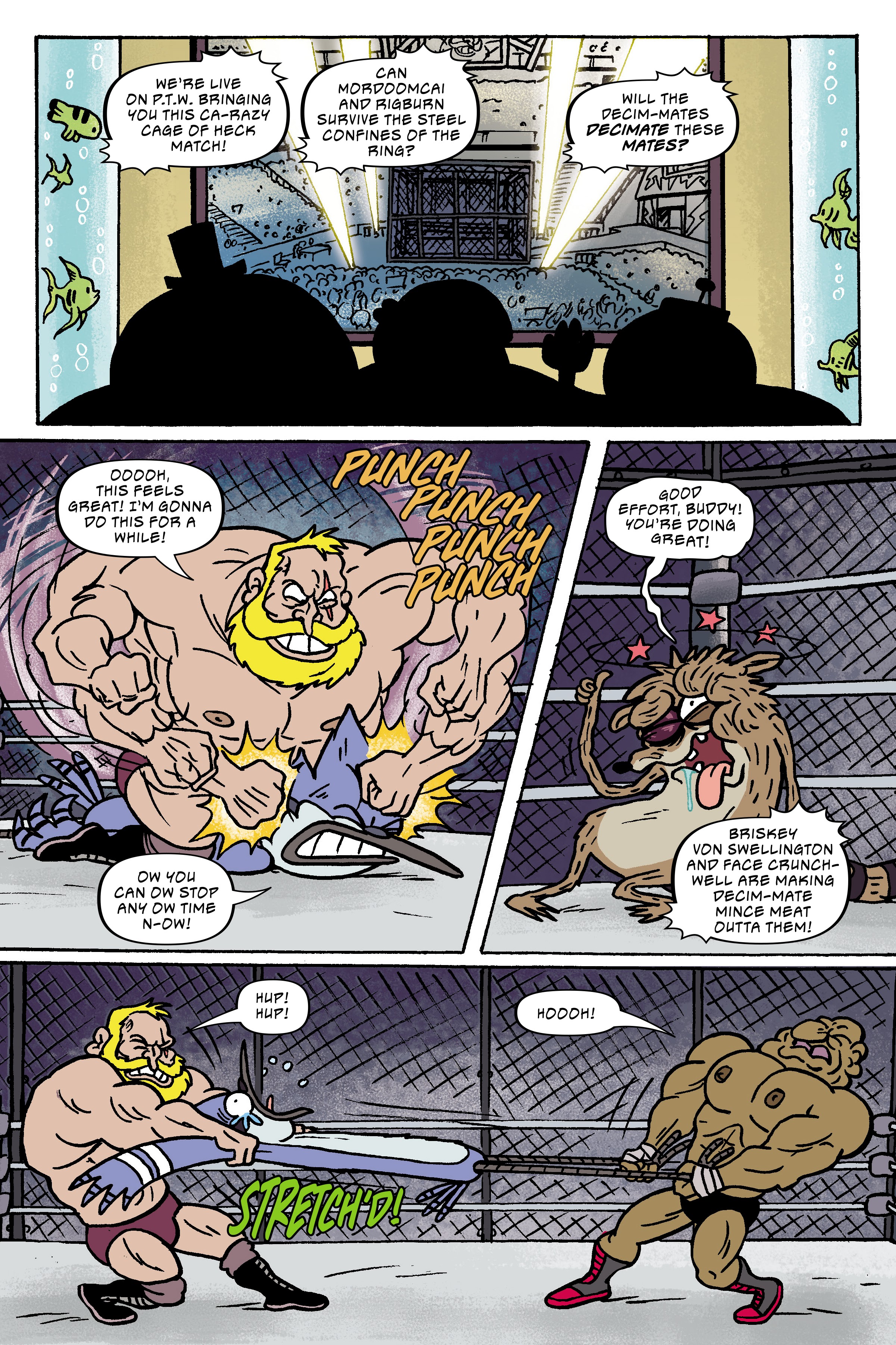 Read online Regular Show: Wrasslesplosion comic -  Issue # TPB - 68