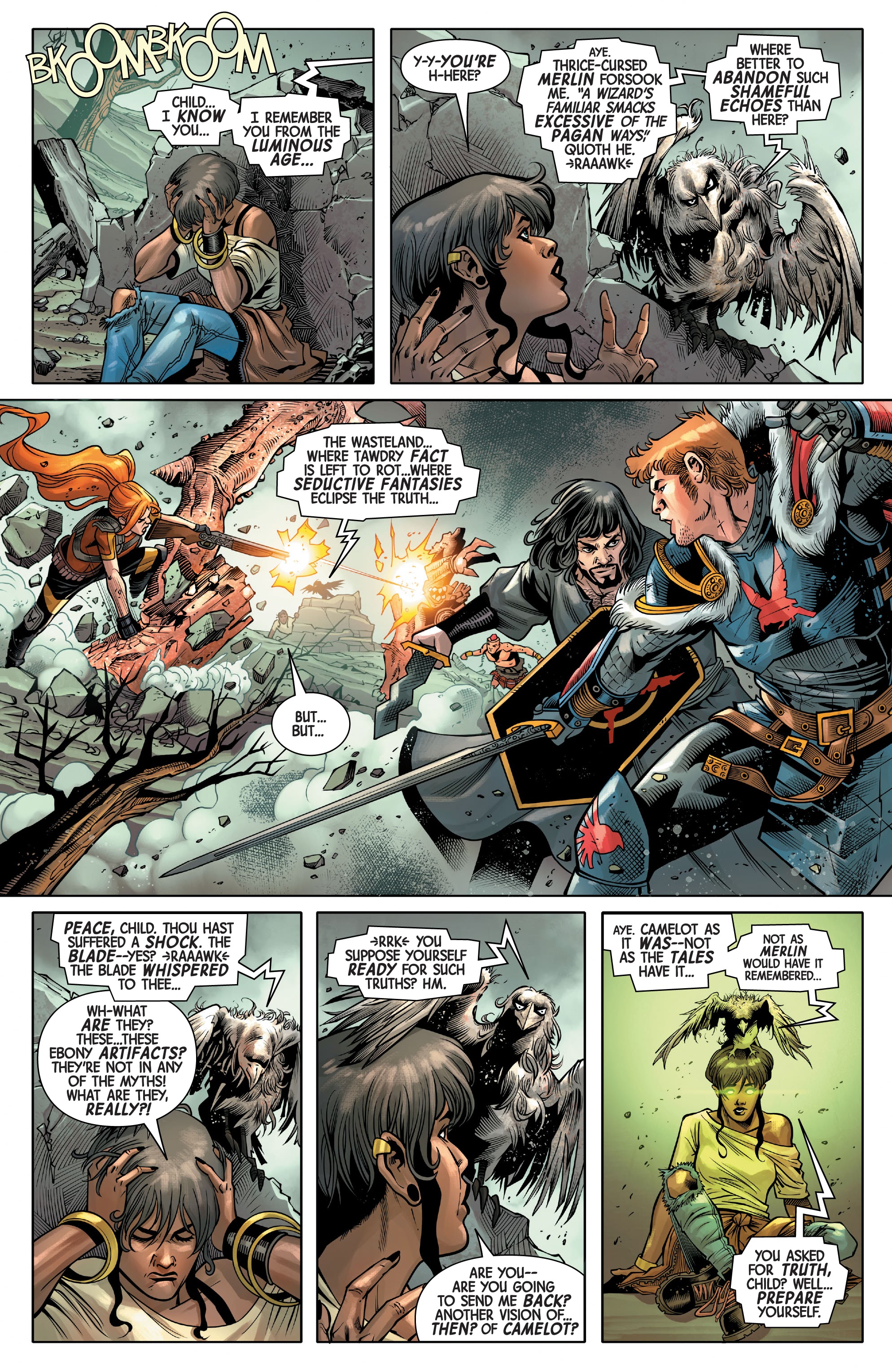 Read online Black Knight: Curse Of The Ebony Blade comic -  Issue #3 - 9