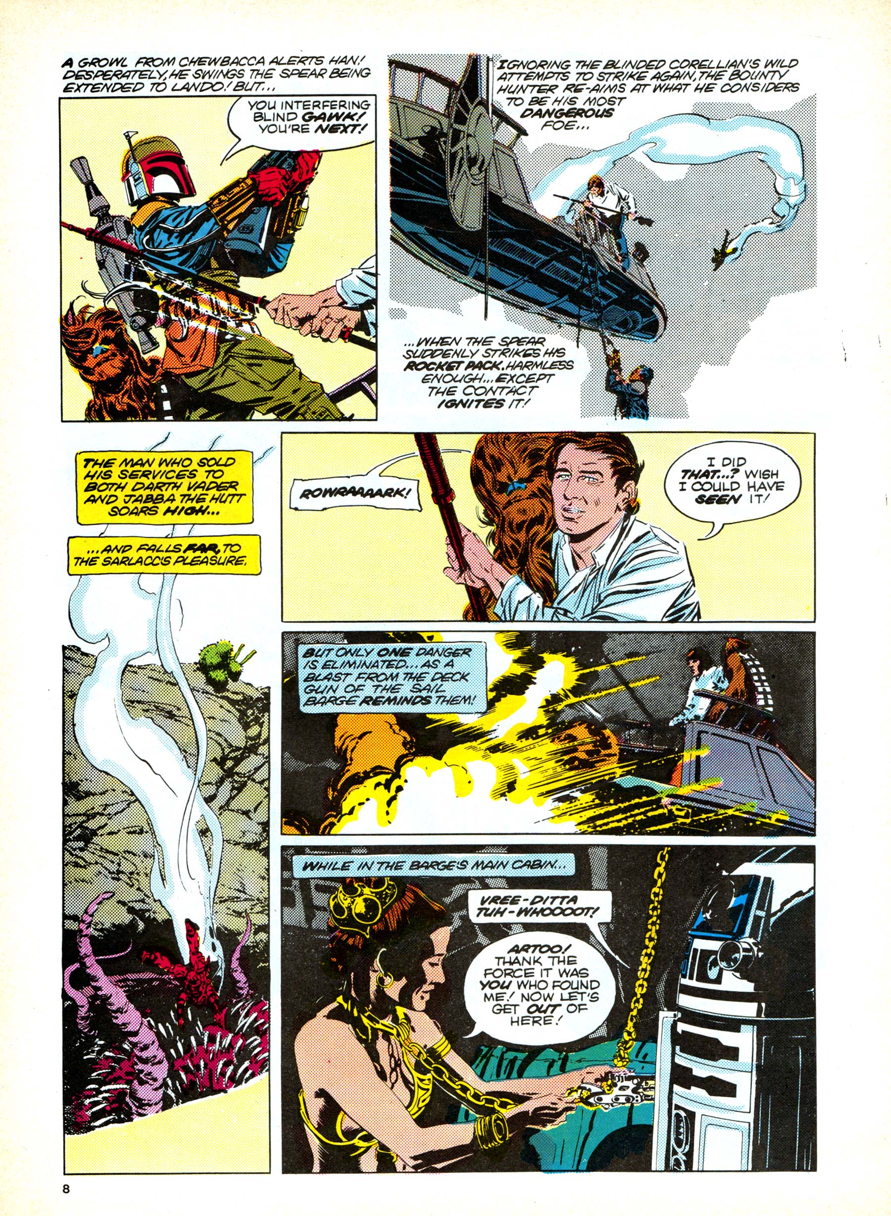 Read online Return of the Jedi comic -  Issue #151 - 8