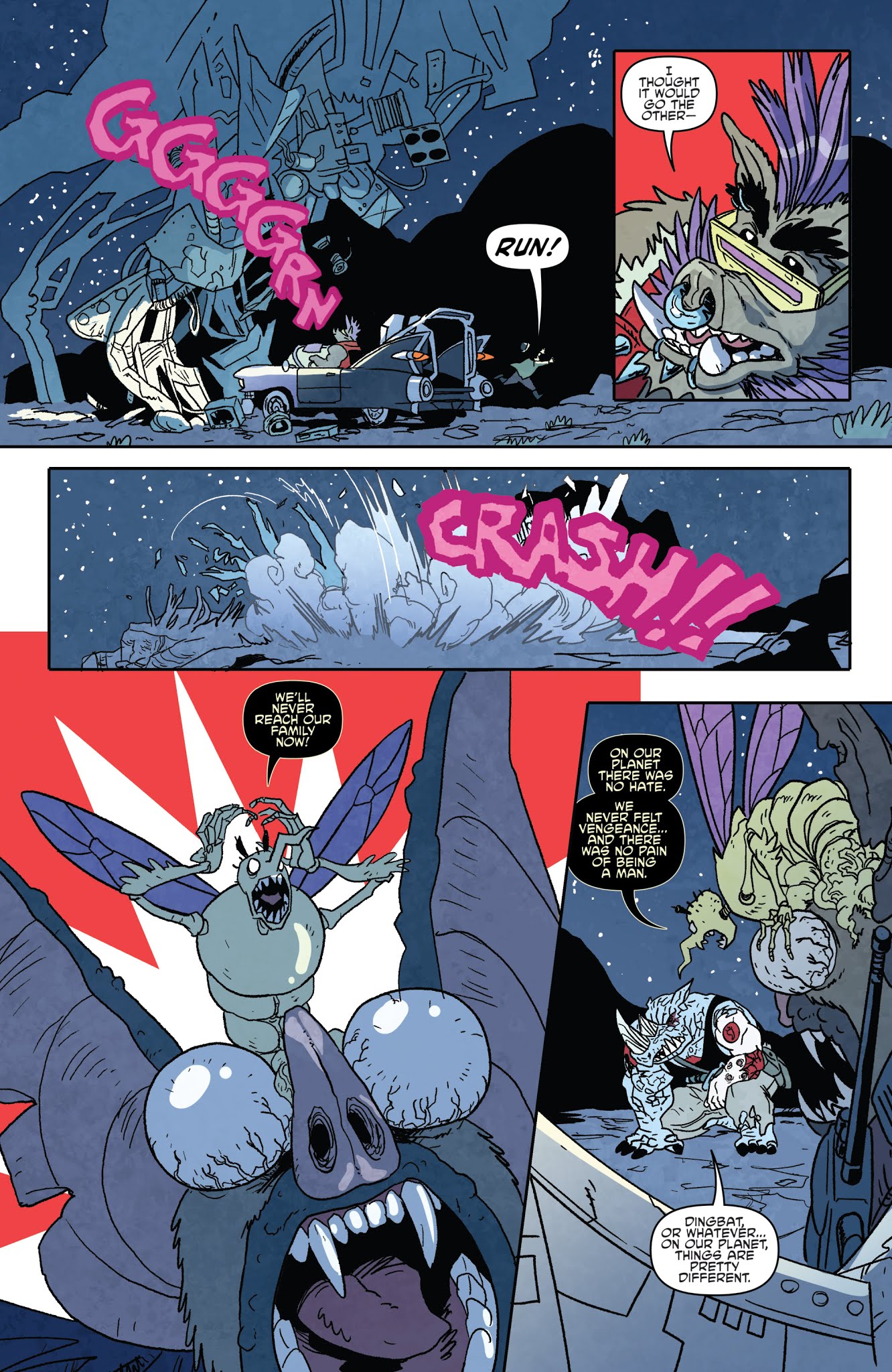 Read online Teenage Mutant Ninja Turtles: Bebop & Rocksteady Hit the Road comic -  Issue #1 - 17