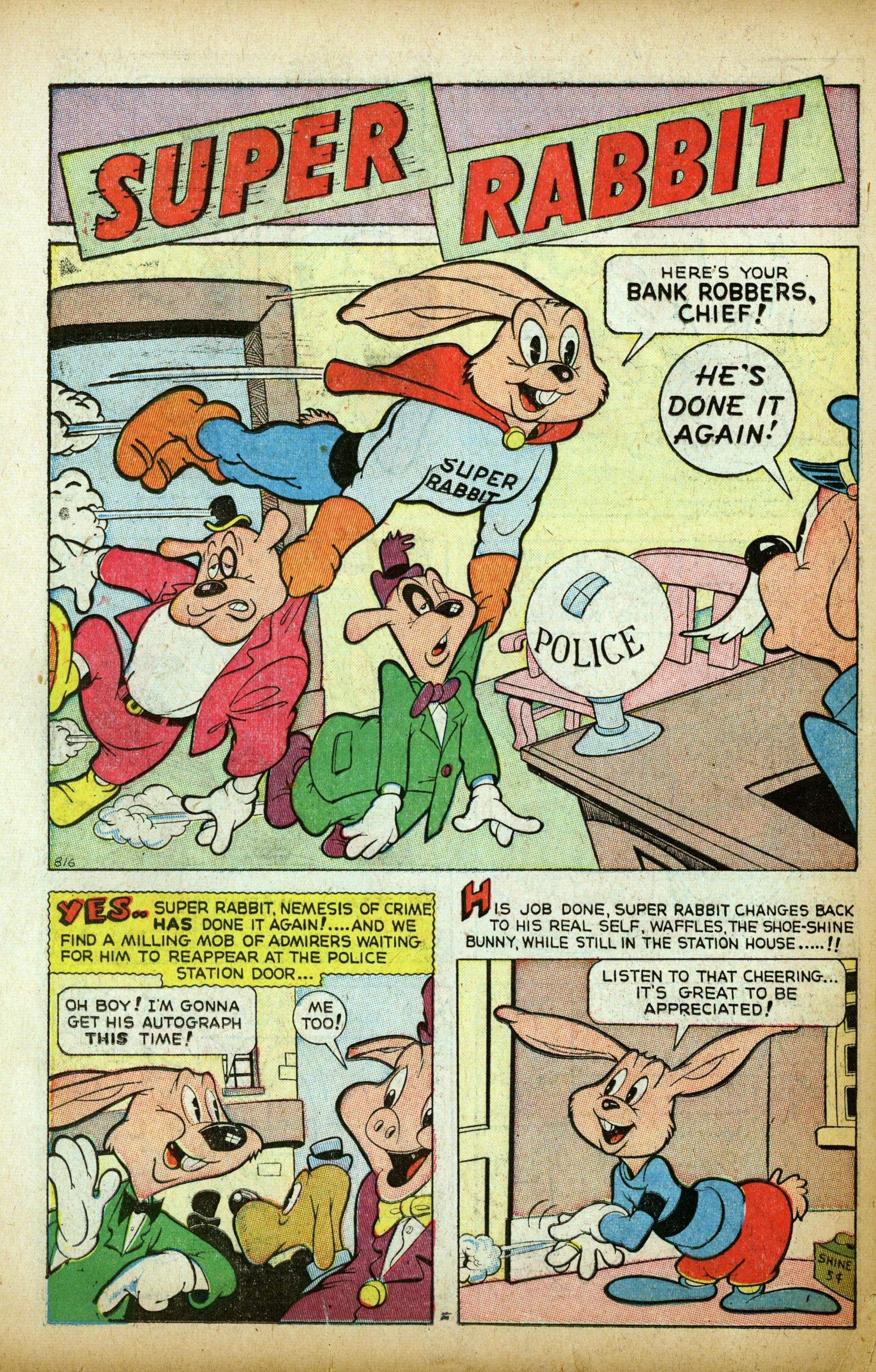 Read online Super Rabbit comic -  Issue #6 - 38