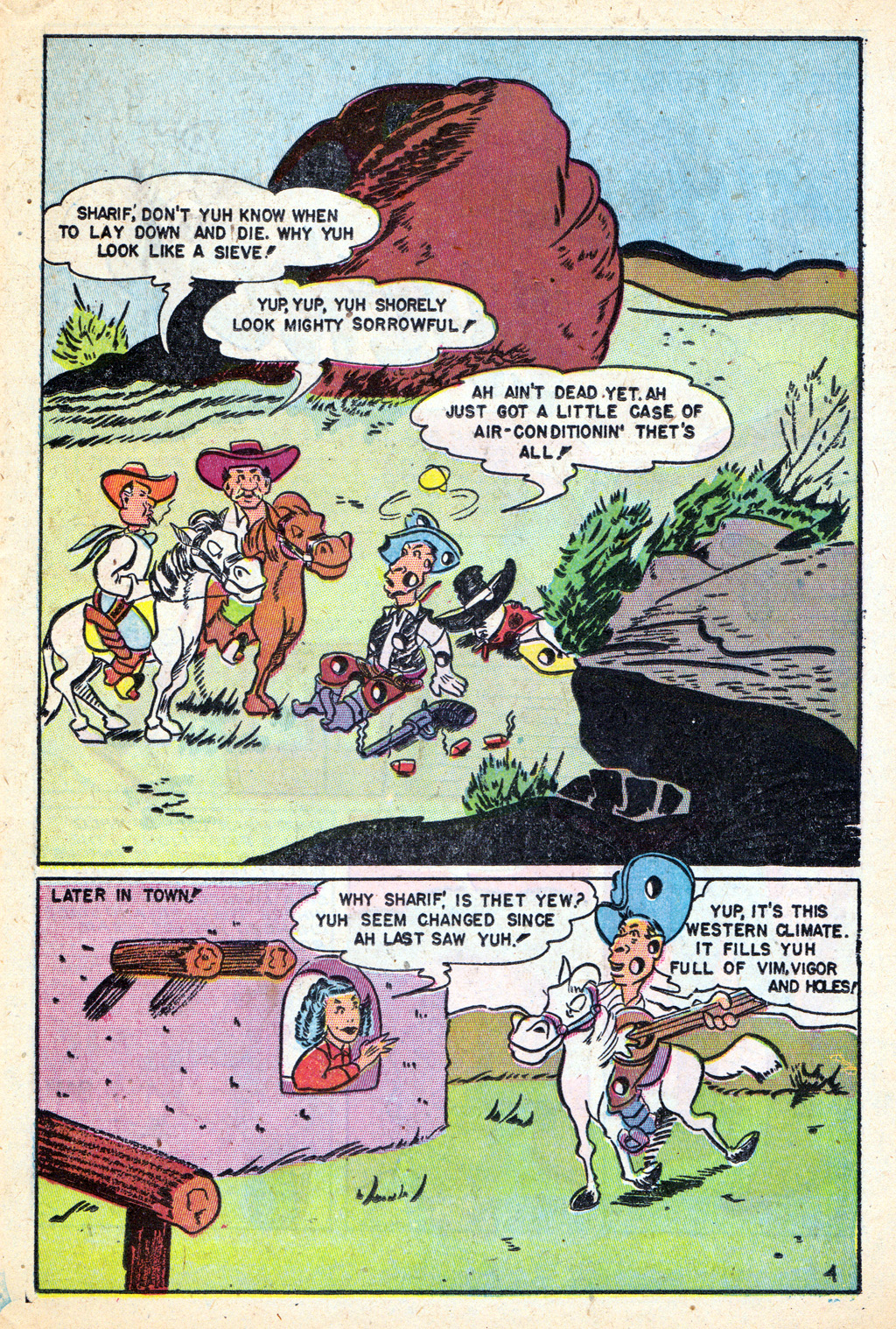 Read online Cowboy Western Comics (1948) comic -  Issue #17 - 25