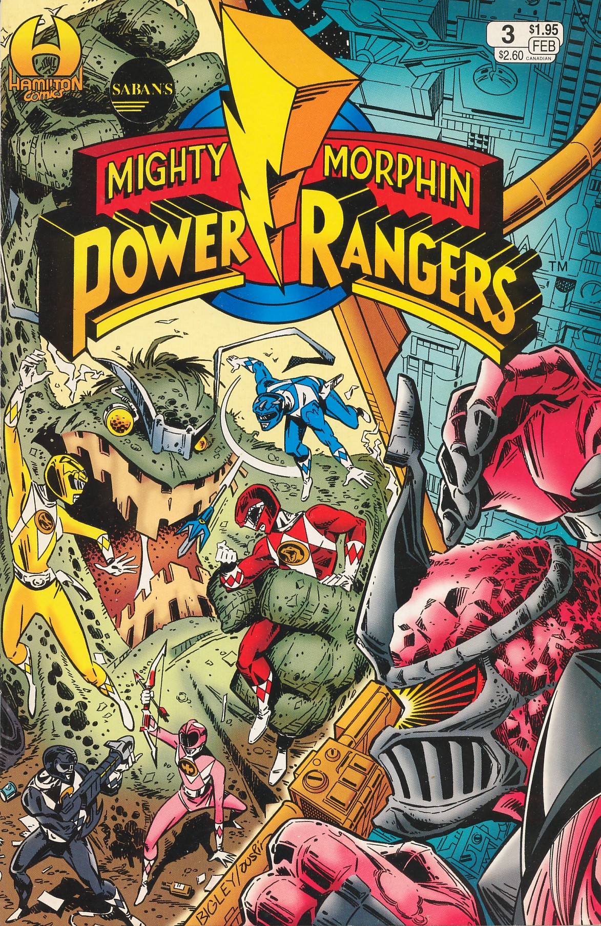 Read online Saban's Mighty Morphin Power Rangers (1994) comic -  Issue #3 - 1