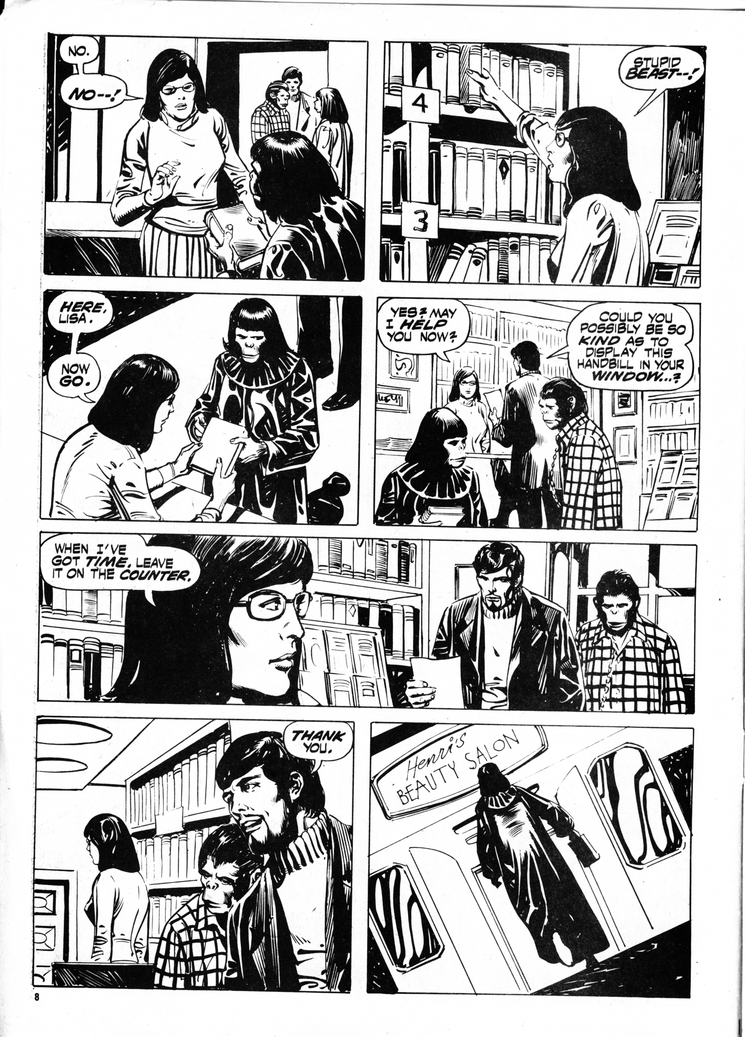 Read online Planet of the Apes (1974) comic -  Issue #64 - 8