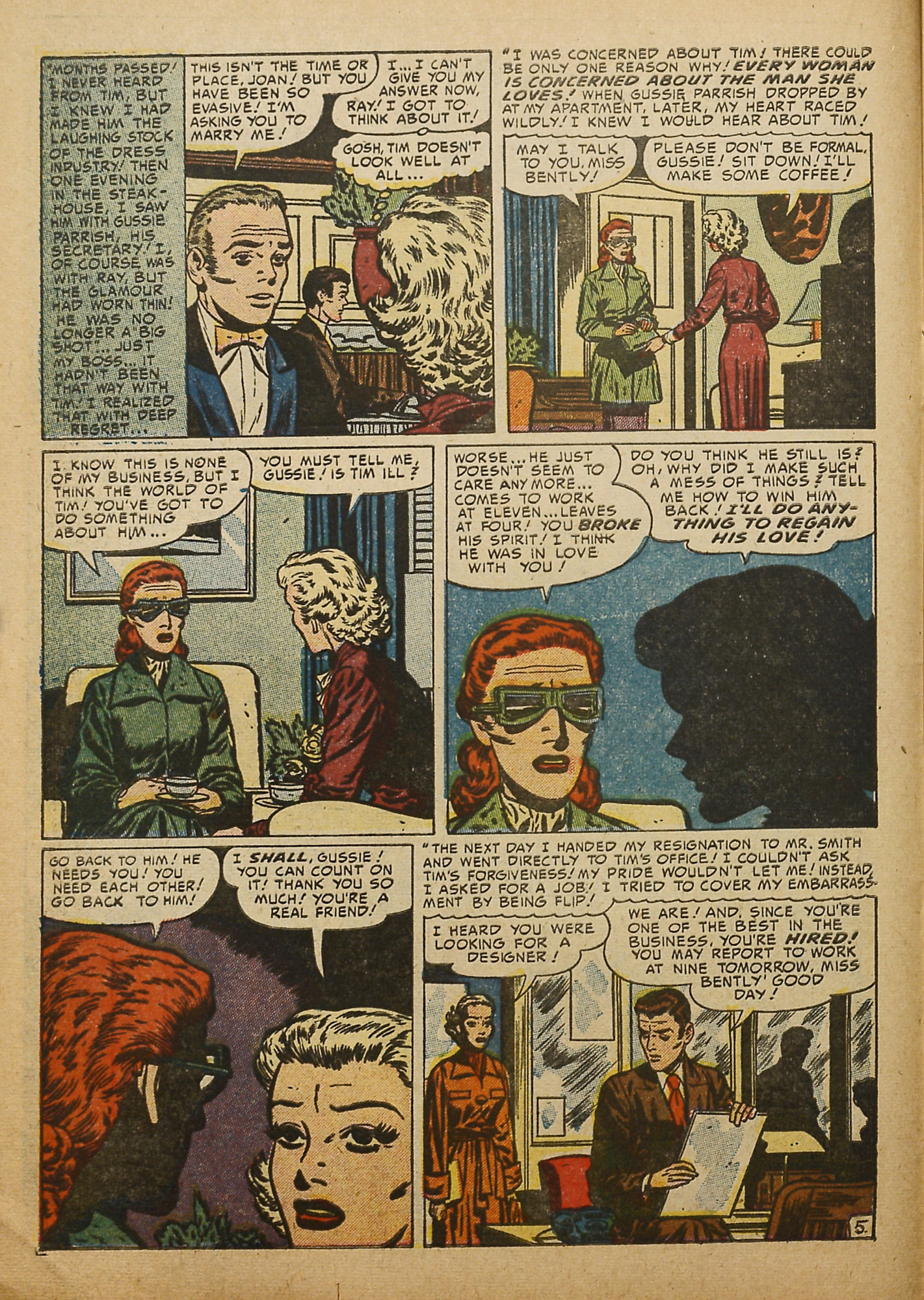 Read online Young Love (1949) comic -  Issue #36 - 17
