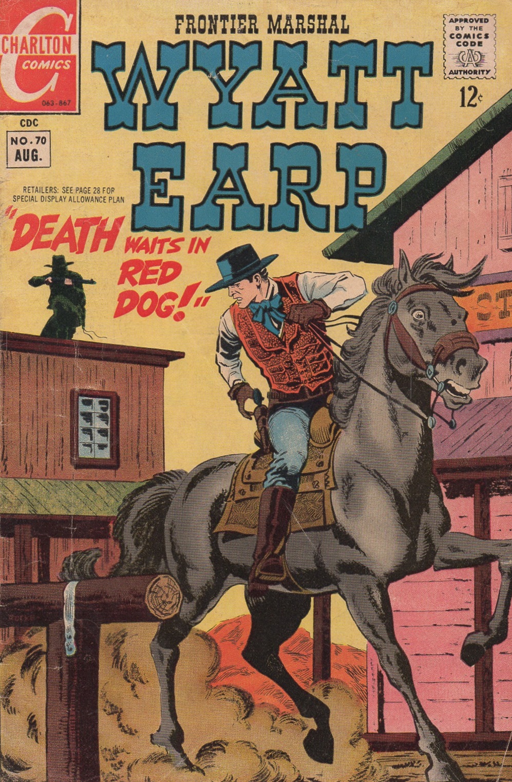 Read online Wyatt Earp Frontier Marshal comic -  Issue #70 - 1