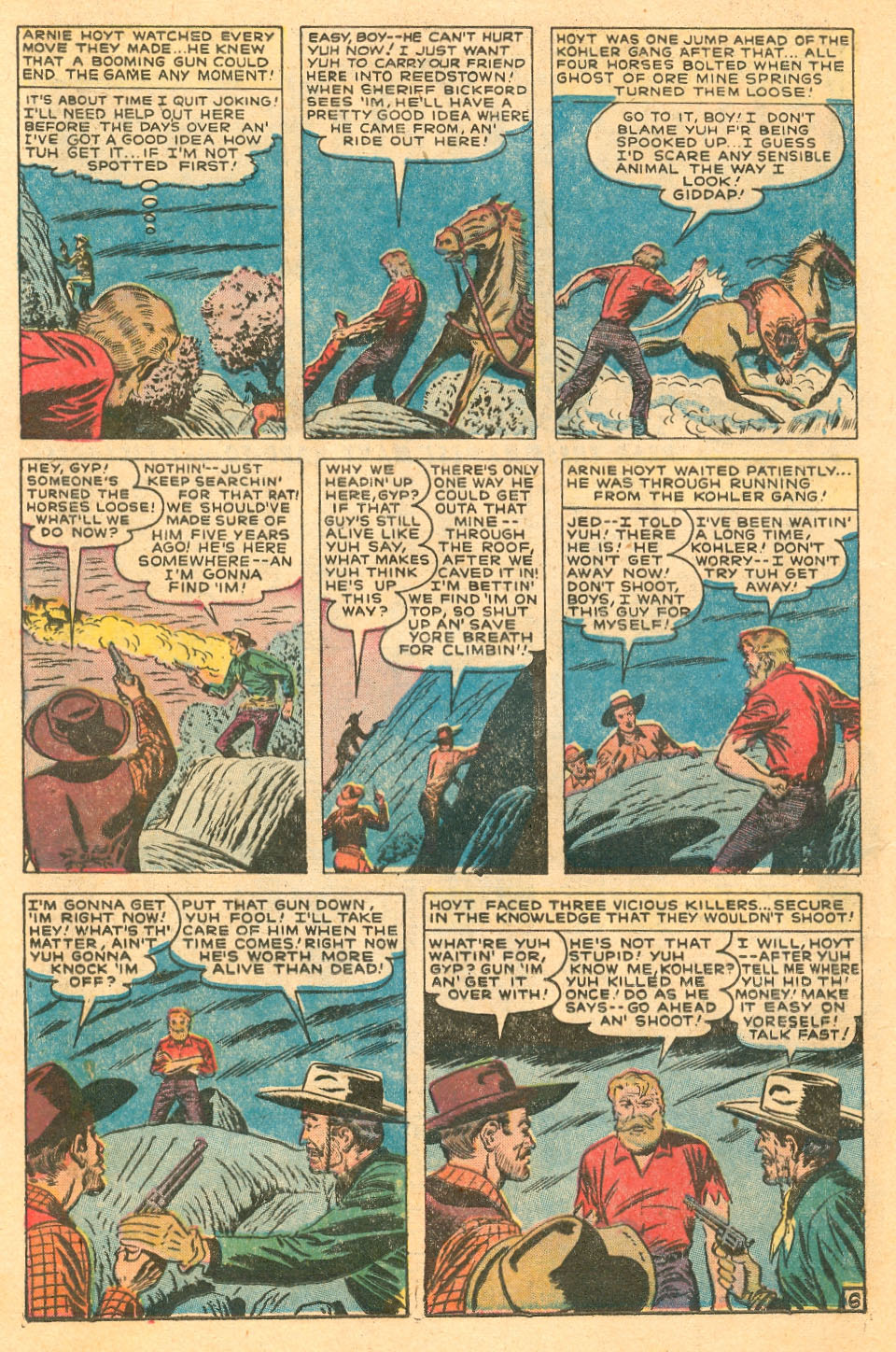 Read online Western Thrillers (1954) comic -  Issue #4 - 18