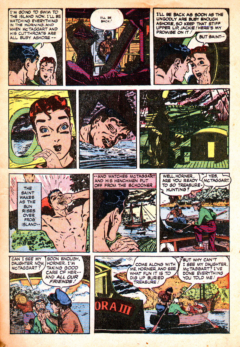 Read online The Saint (1947) comic -  Issue #9 - 8