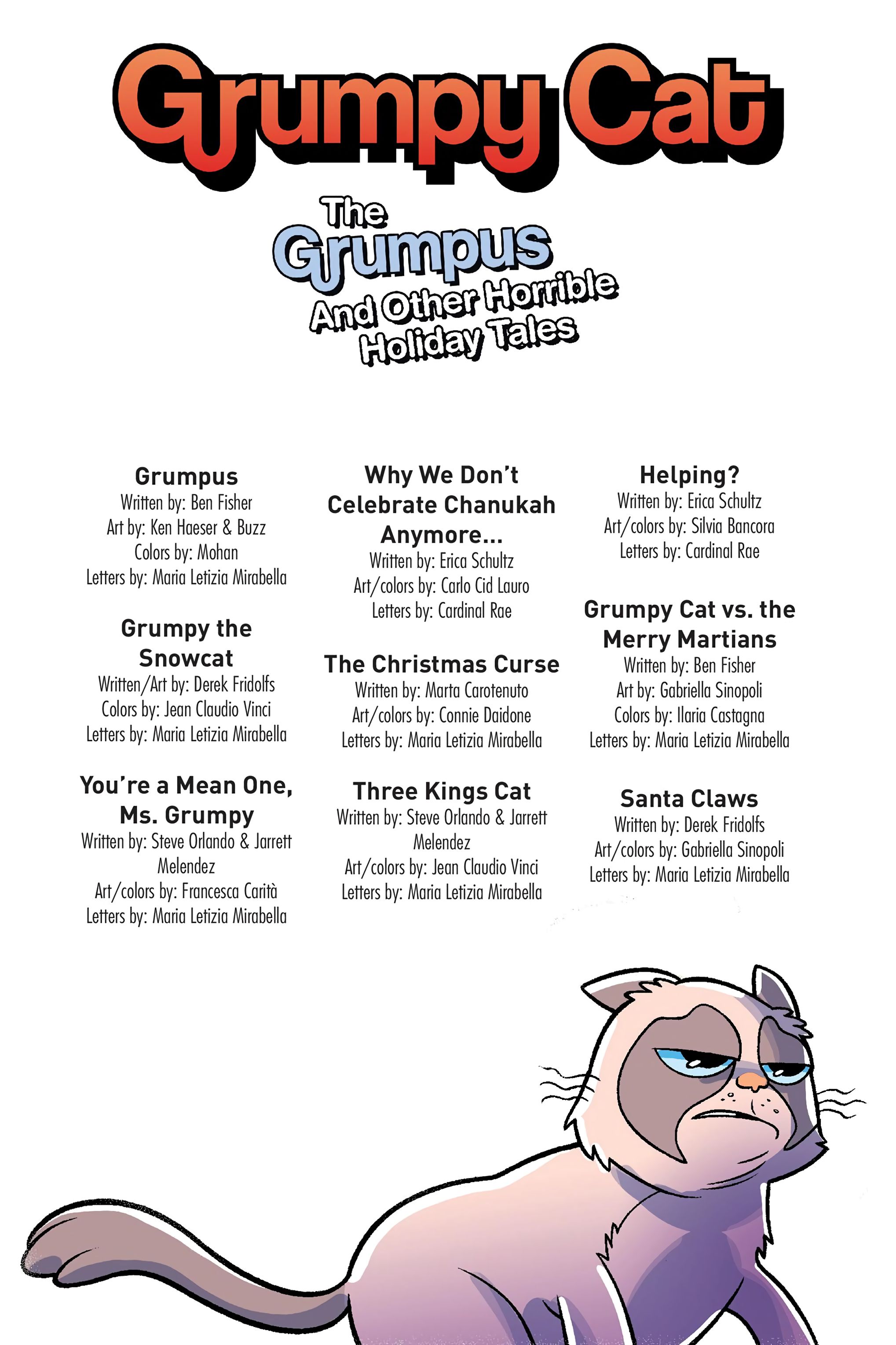 Read online Grumpy Cat: The Grumpus and Other Horrible Holiday Tales comic -  Issue # TPB - 4