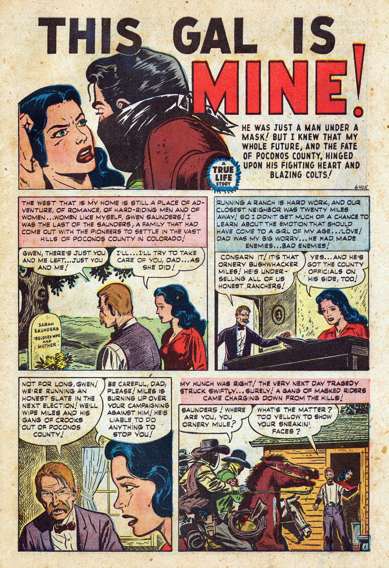 Read online Western Life Romances comic -  Issue #1 - 3