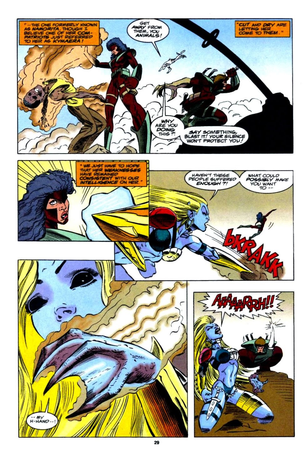 Read online The New Warriors comic -  Issue #54 - 21