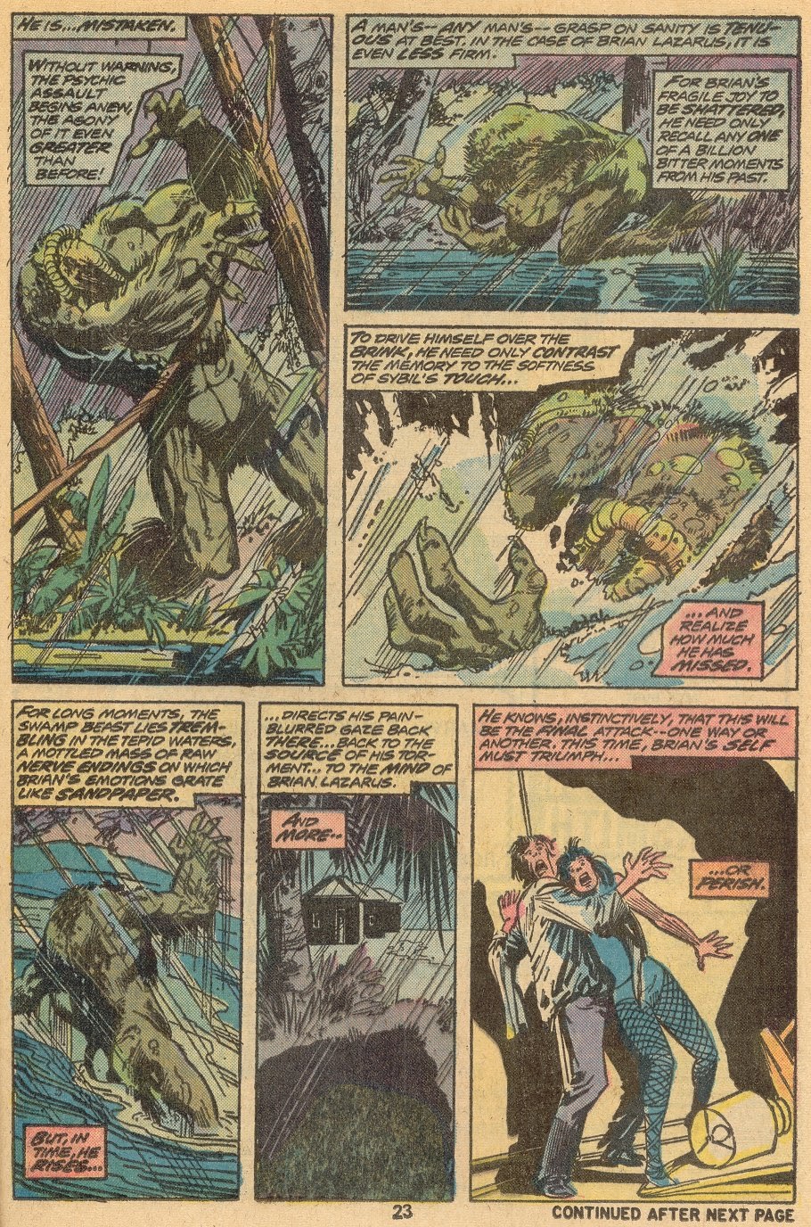 Read online Man-Thing (1974) comic -  Issue #12 - 17