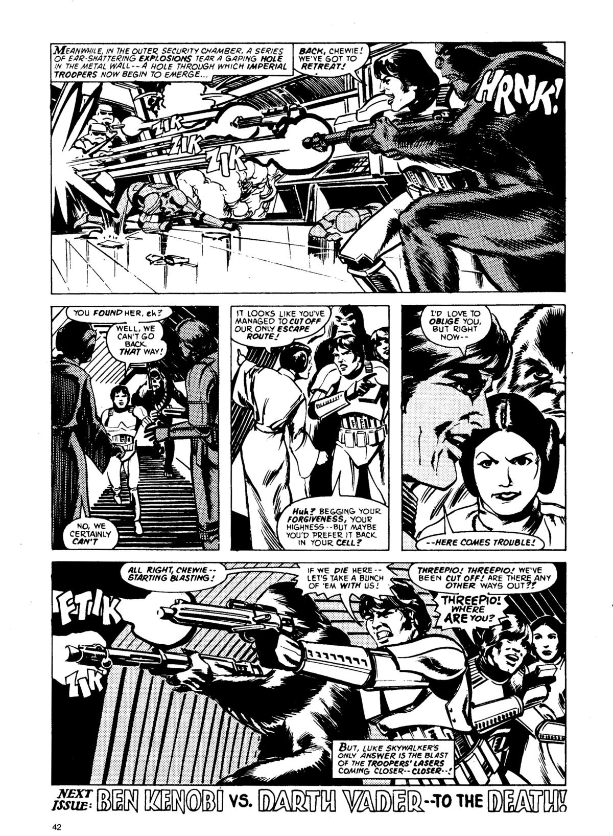 Read online Star Wars Weekly comic -  Issue #143 - 42