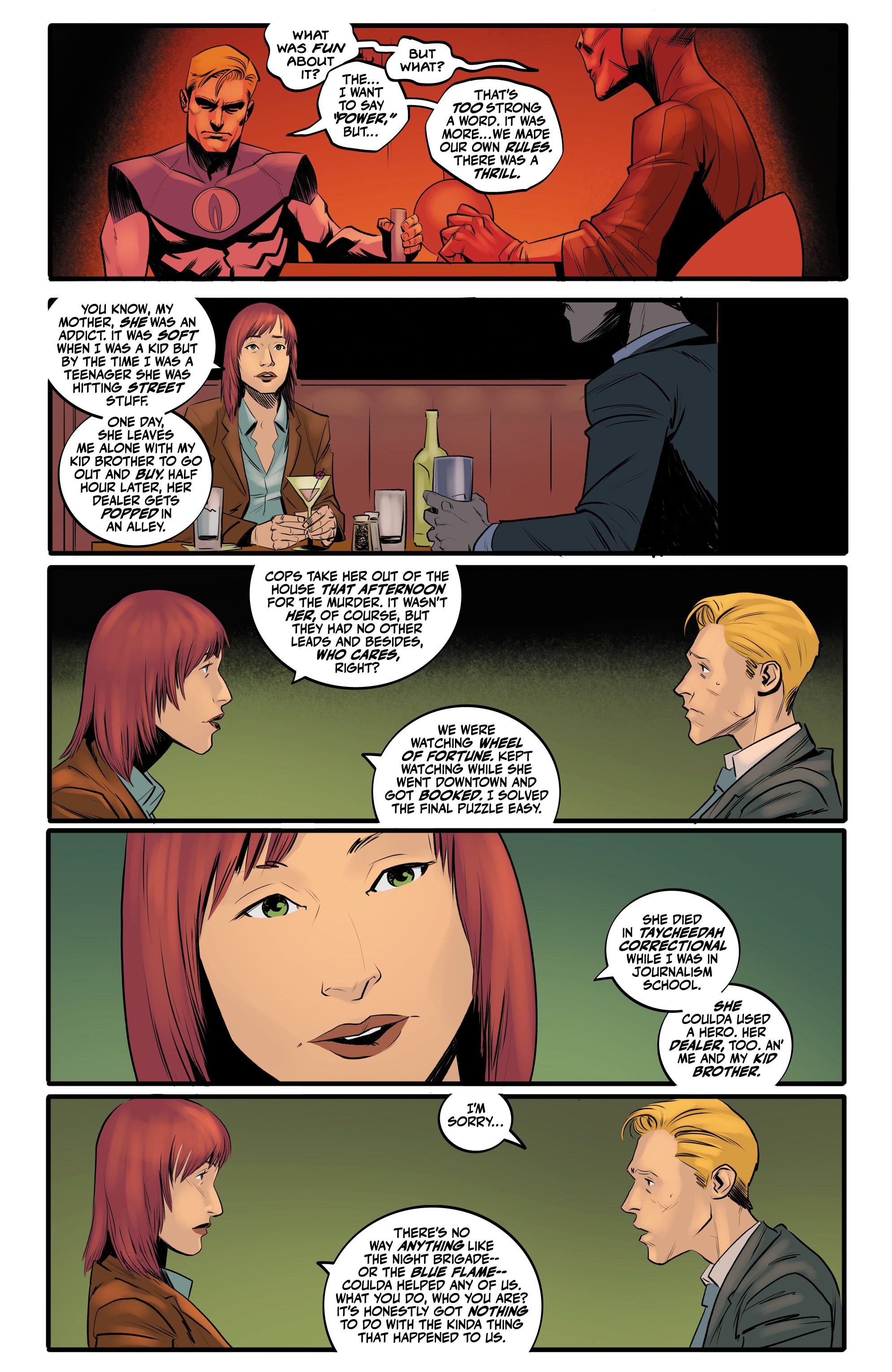 Read online The Blue Flame comic -  Issue #5 - 21