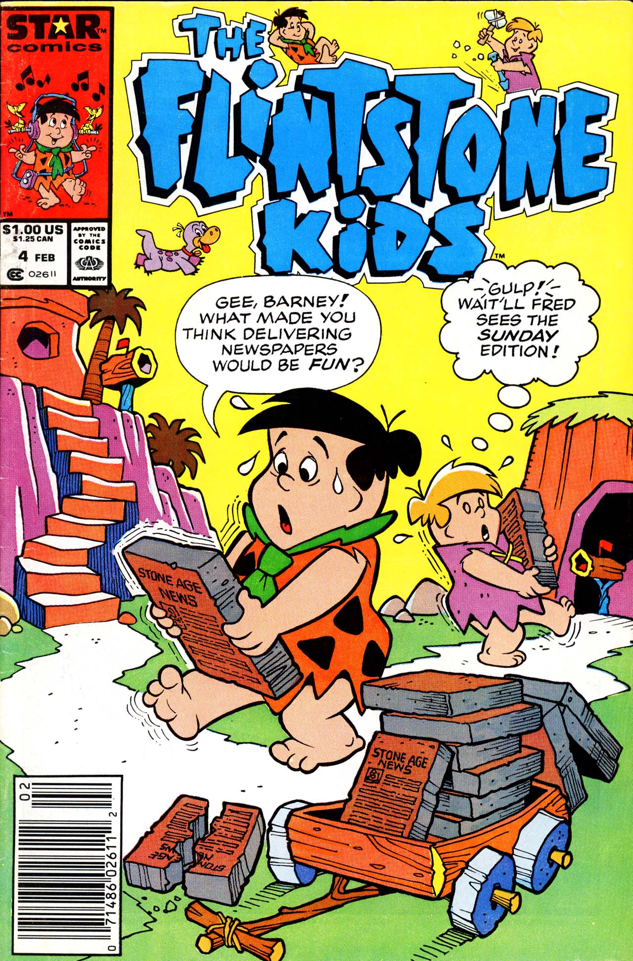 Read online The Flintstone Kids comic -  Issue #4 - 1