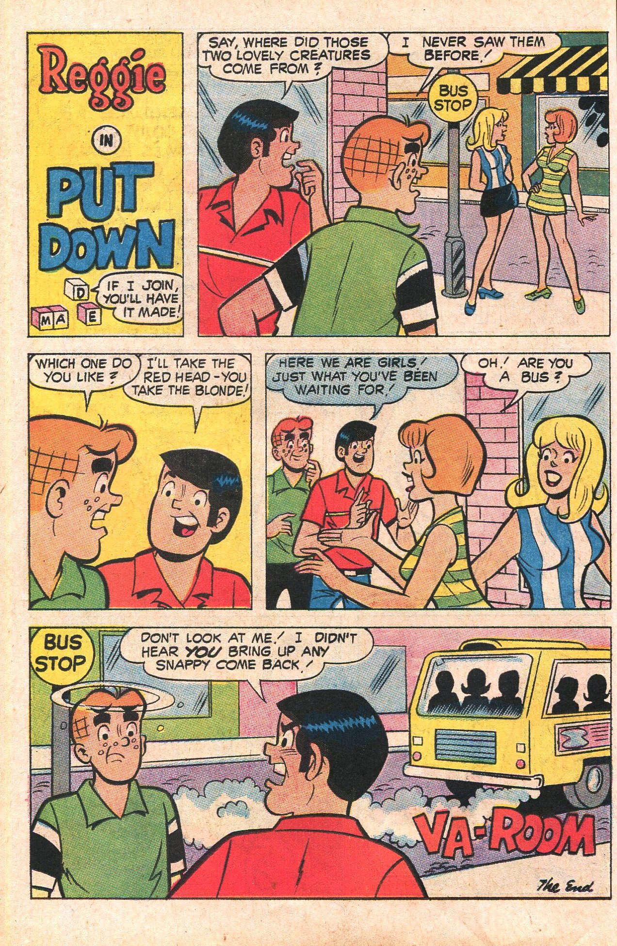 Read online Reggie's Wise Guy Jokes comic -  Issue #7 - 48
