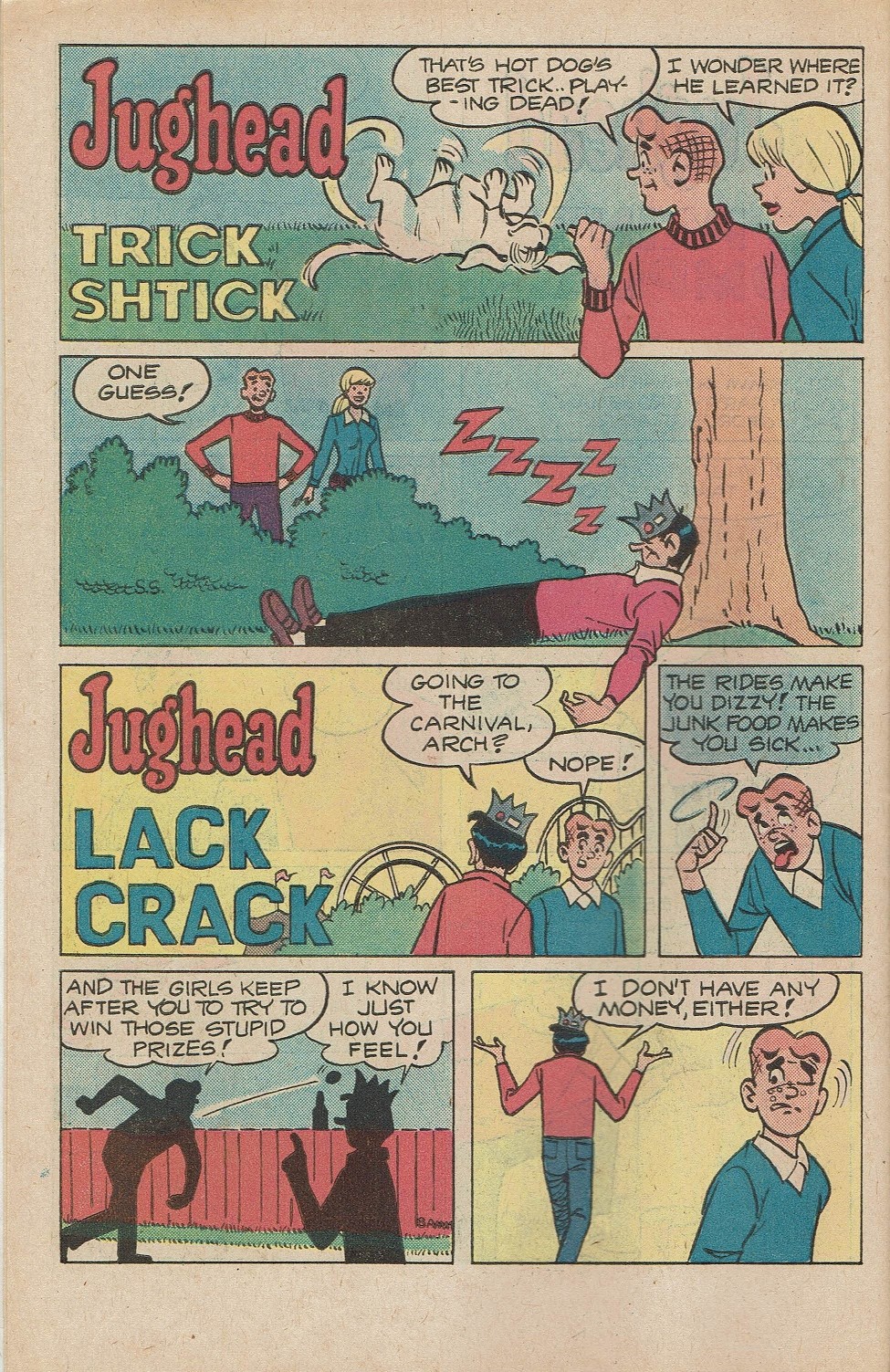Read online Jughead's Jokes comic -  Issue #74 - 6