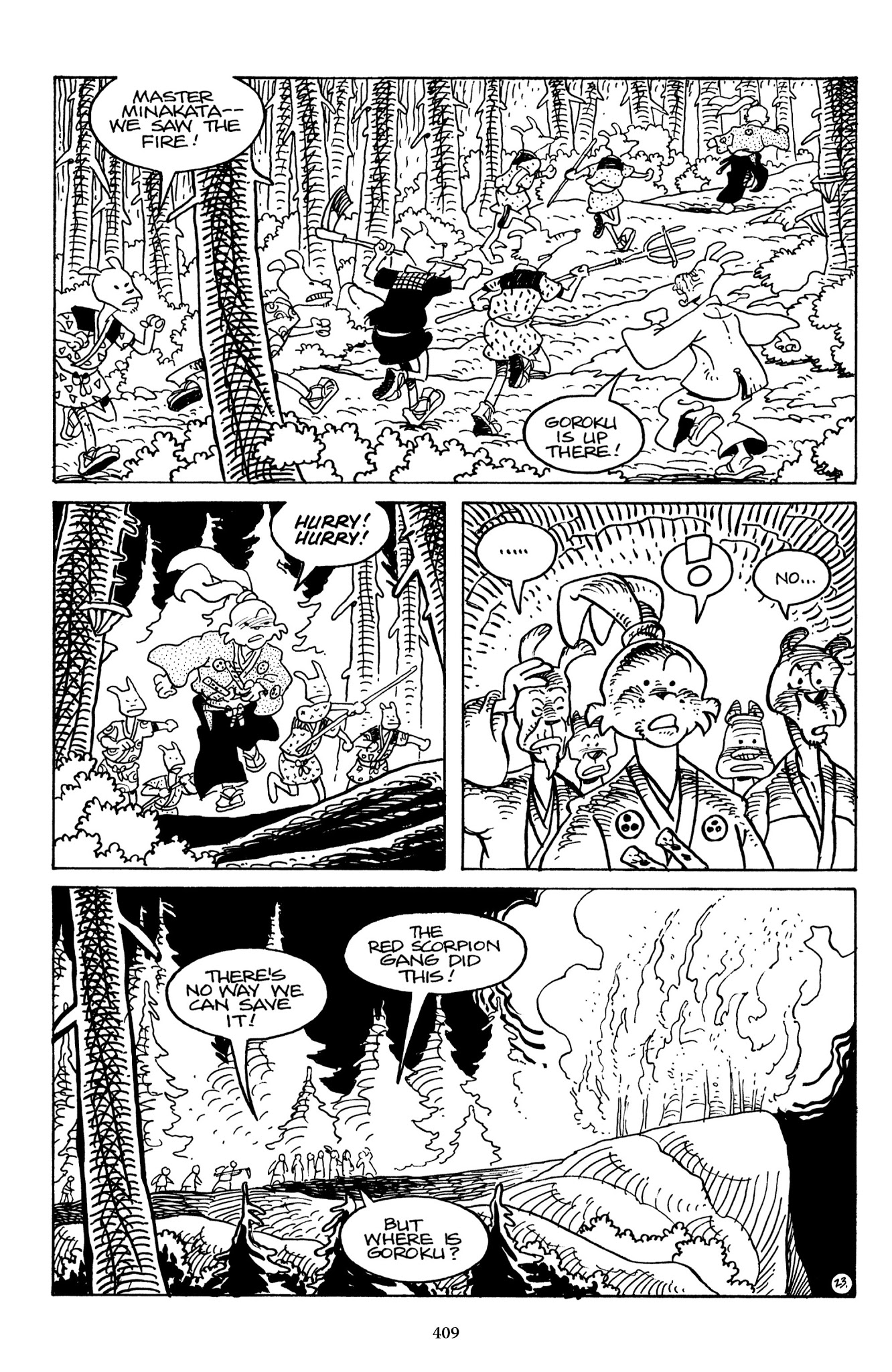 Read online The Usagi Yojimbo Saga comic -  Issue # TPB 7 - 402