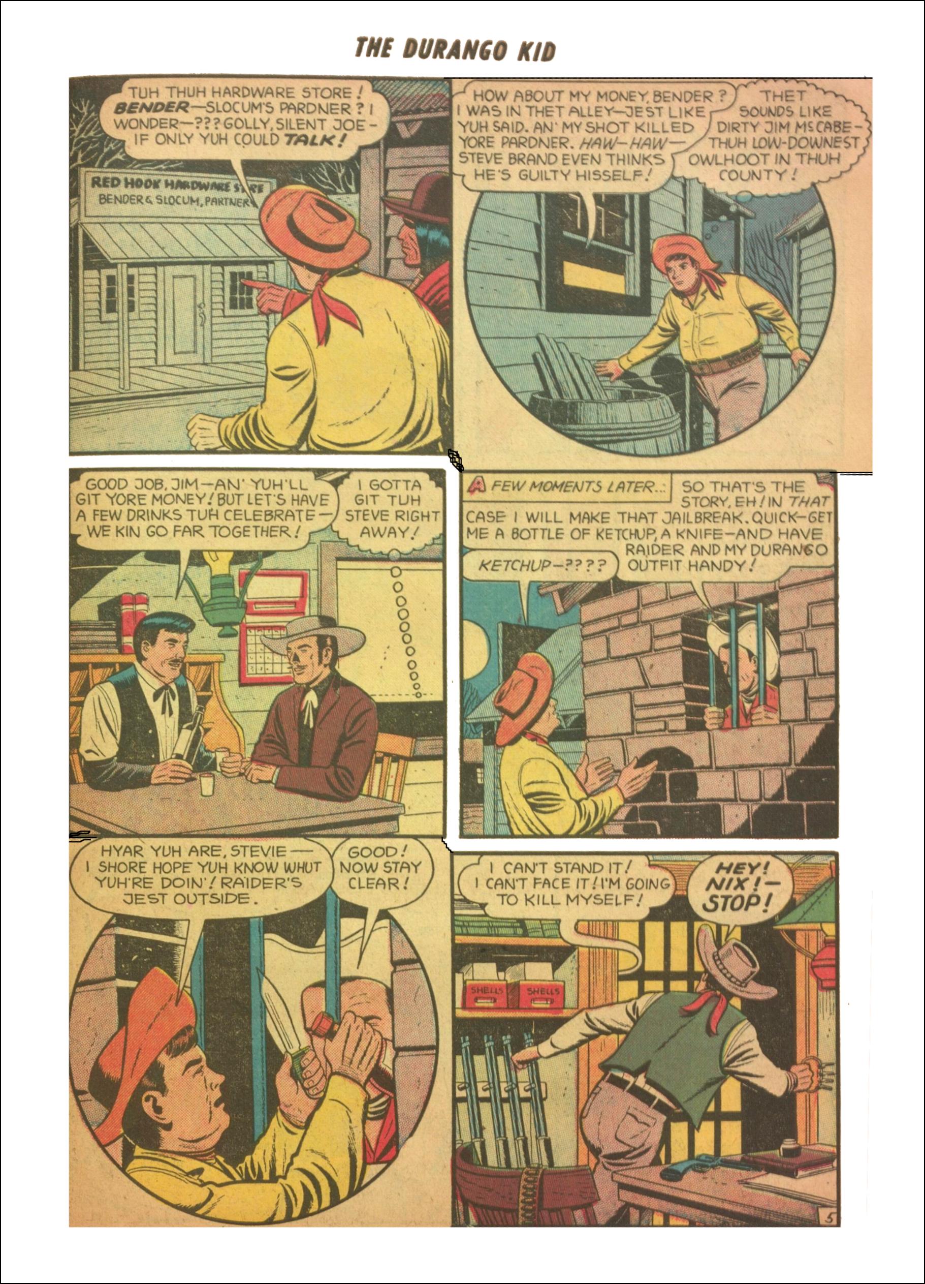 Read online Charles Starrett as The Durango Kid comic -  Issue #27 - 31