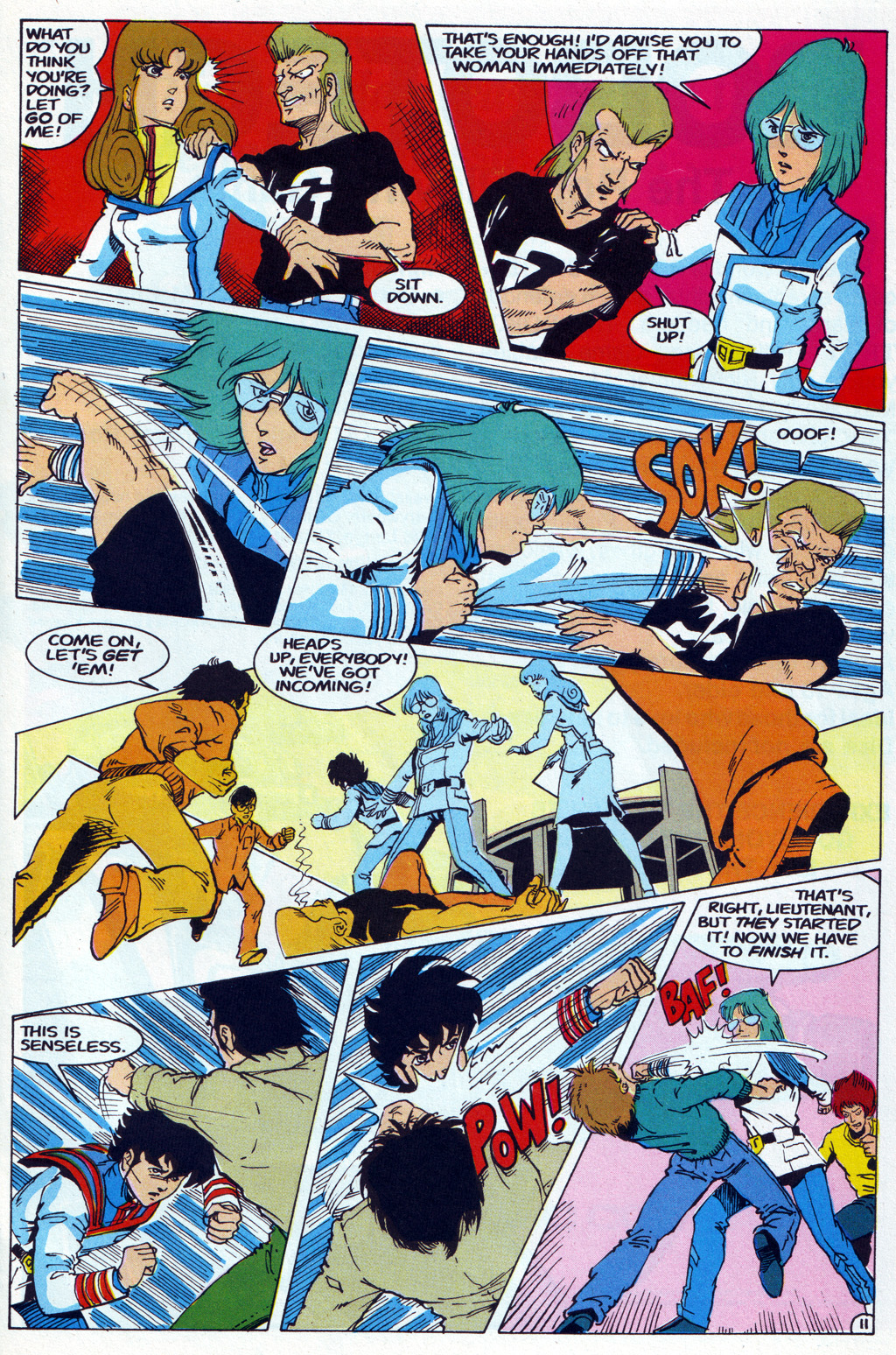Read online Robotech The Macross Saga comic -  Issue #16 - 12