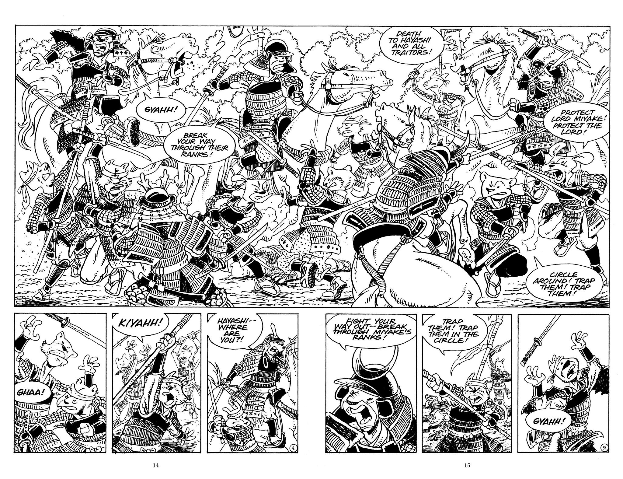 Read online The Usagi Yojimbo Saga comic -  Issue # TPB 7 - 14
