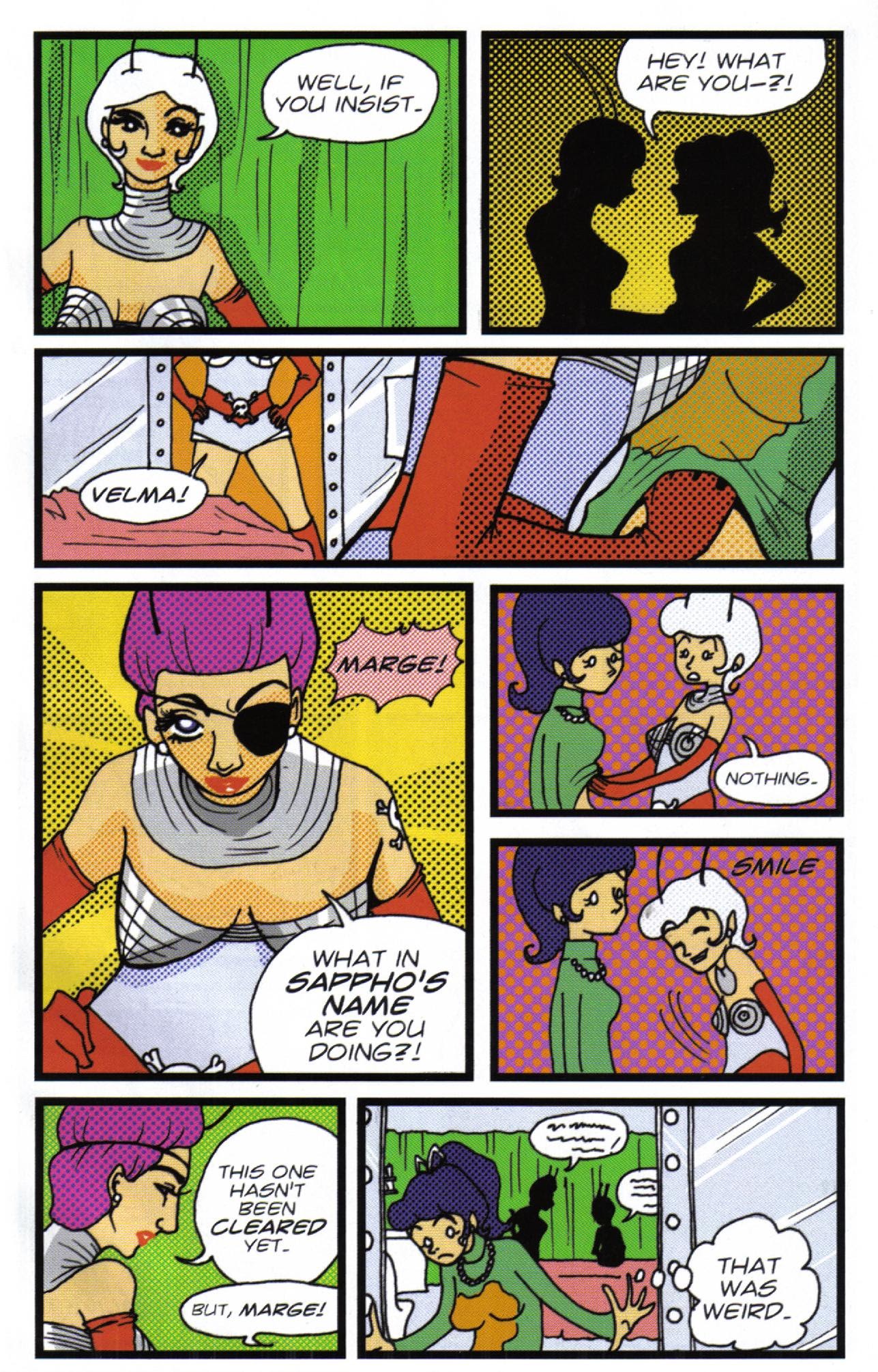 Read online I Was Kidnapped By Lesbian Pirates From Outer Space comic -  Issue #1 - 9