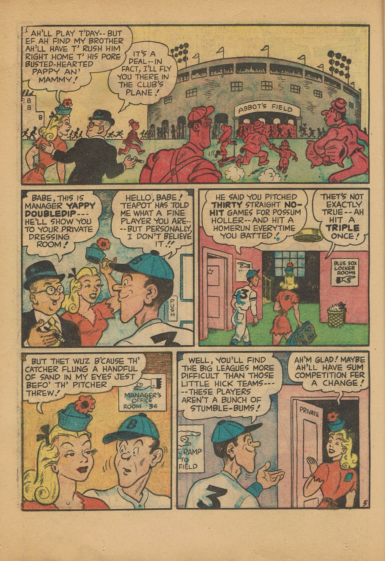 Read online Babe (1948) comic -  Issue #2 - 18