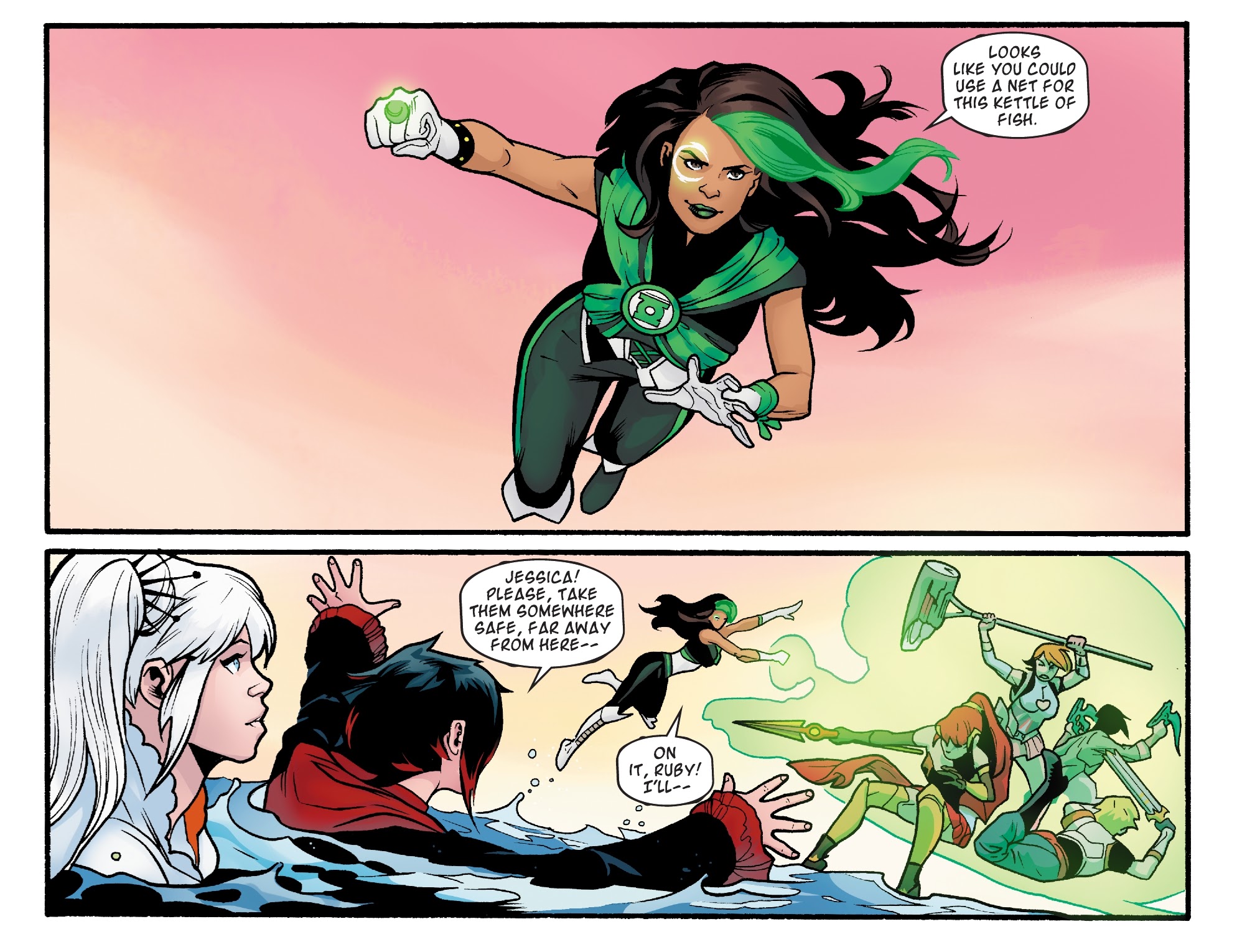 Read online RWBY/Justice League comic -  Issue #12 - 8