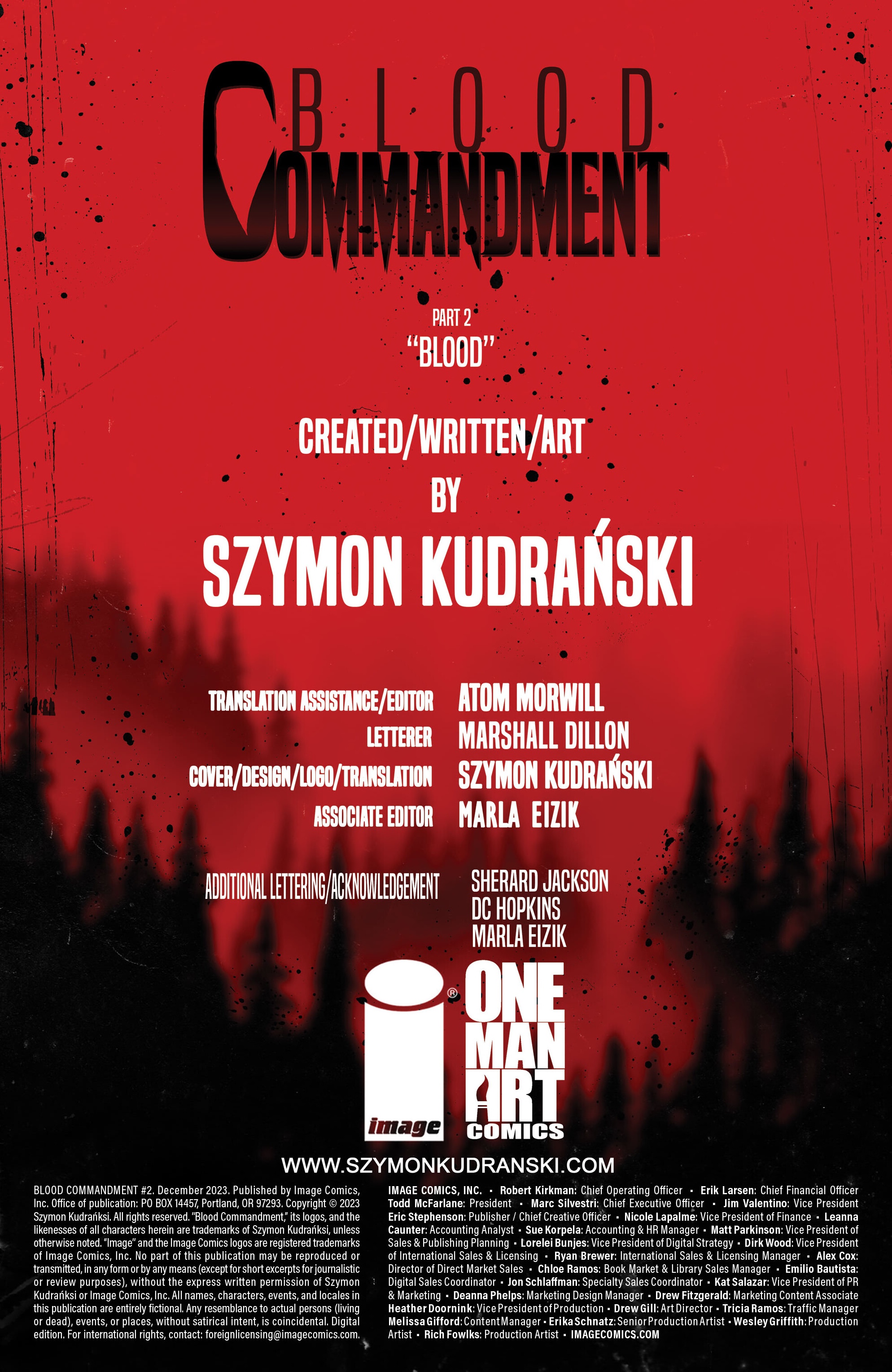 Read online Blood Commandment comic -  Issue #2 - 2