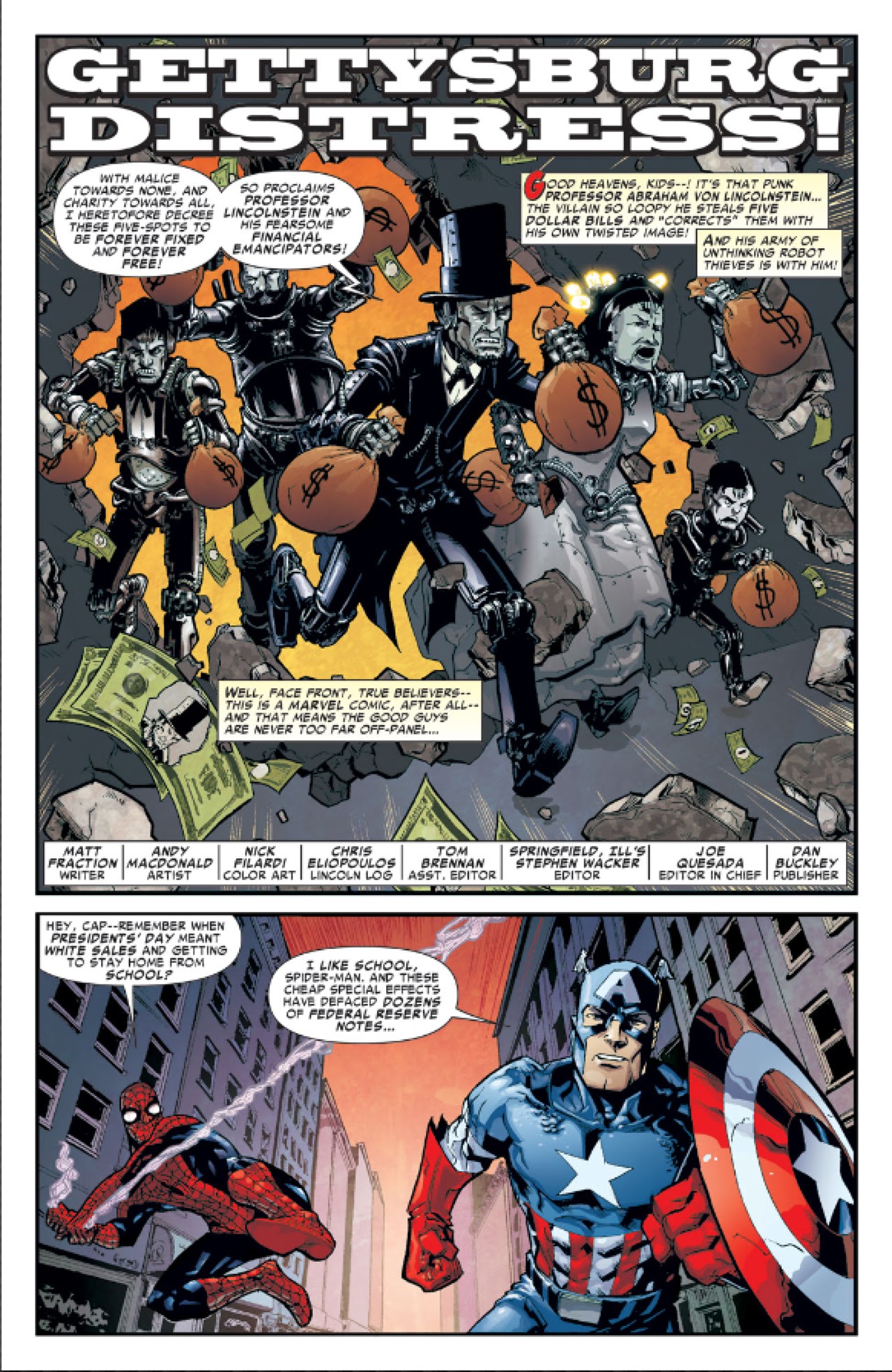 Read online Presidents' Day Celebration comic -  Issue # Full - 2