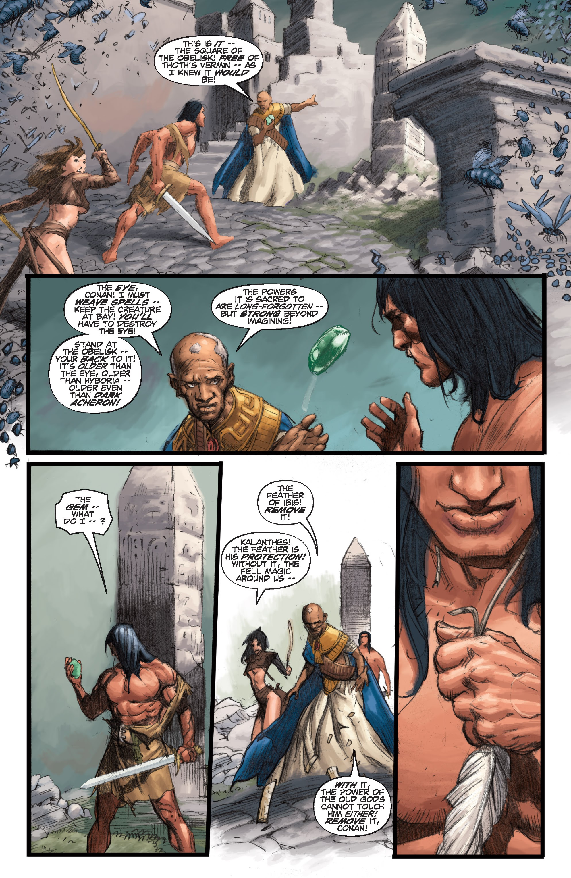 Read online Conan Chronicles Epic Collection comic -  Issue # TPB Out of the Darksome Hills (Part 4) - 23