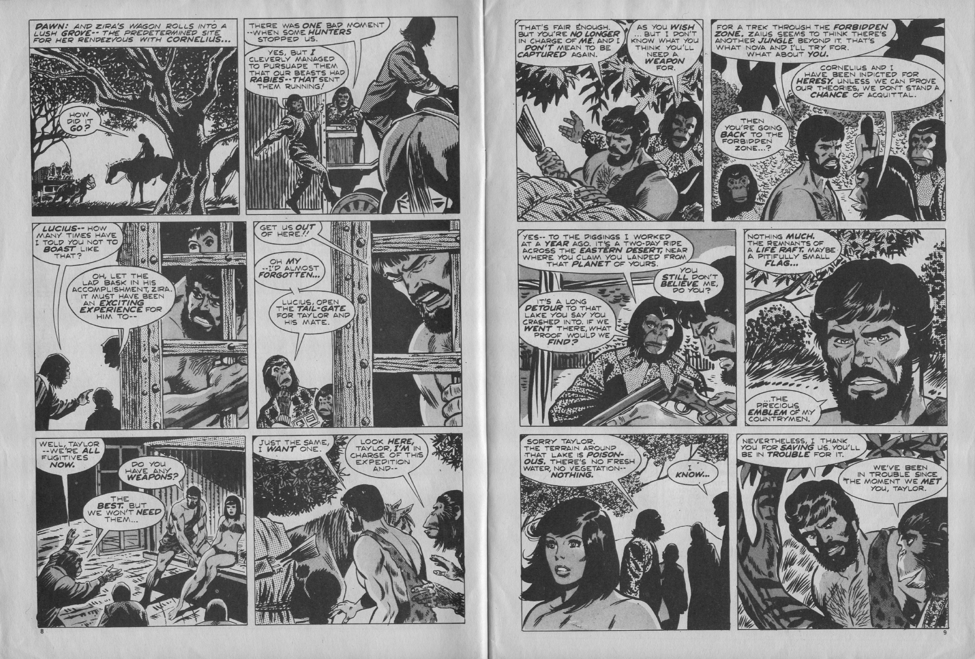 Read online Planet of the Apes (1974) comic -  Issue #8 - 5