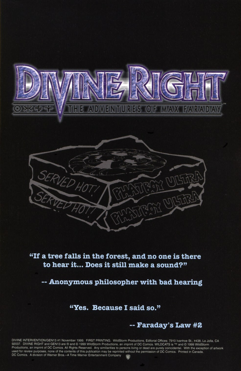 Read online Divine Intervention/Gen13 comic -  Issue # Full - 2
