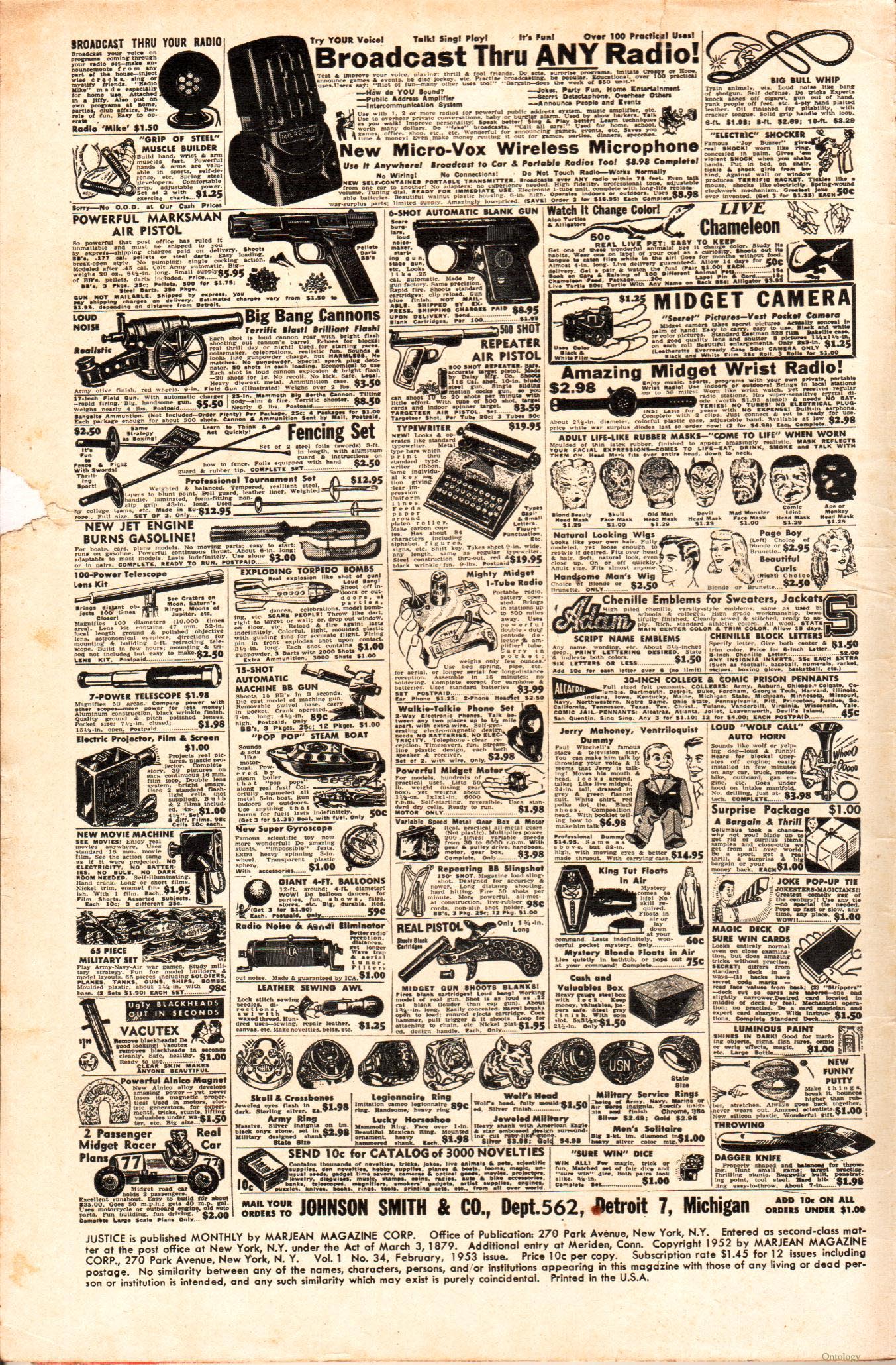 Read online Justice (1947) comic -  Issue #34 - 2