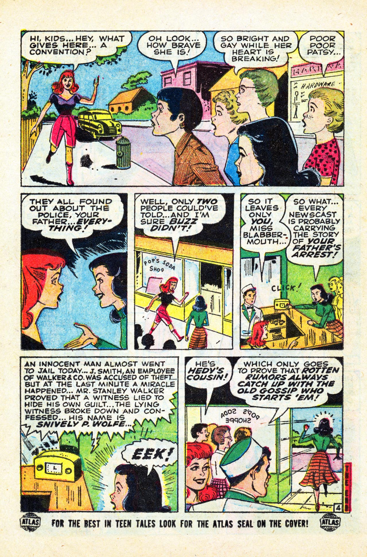 Read online Patsy Walker comic -  Issue #60 - 16