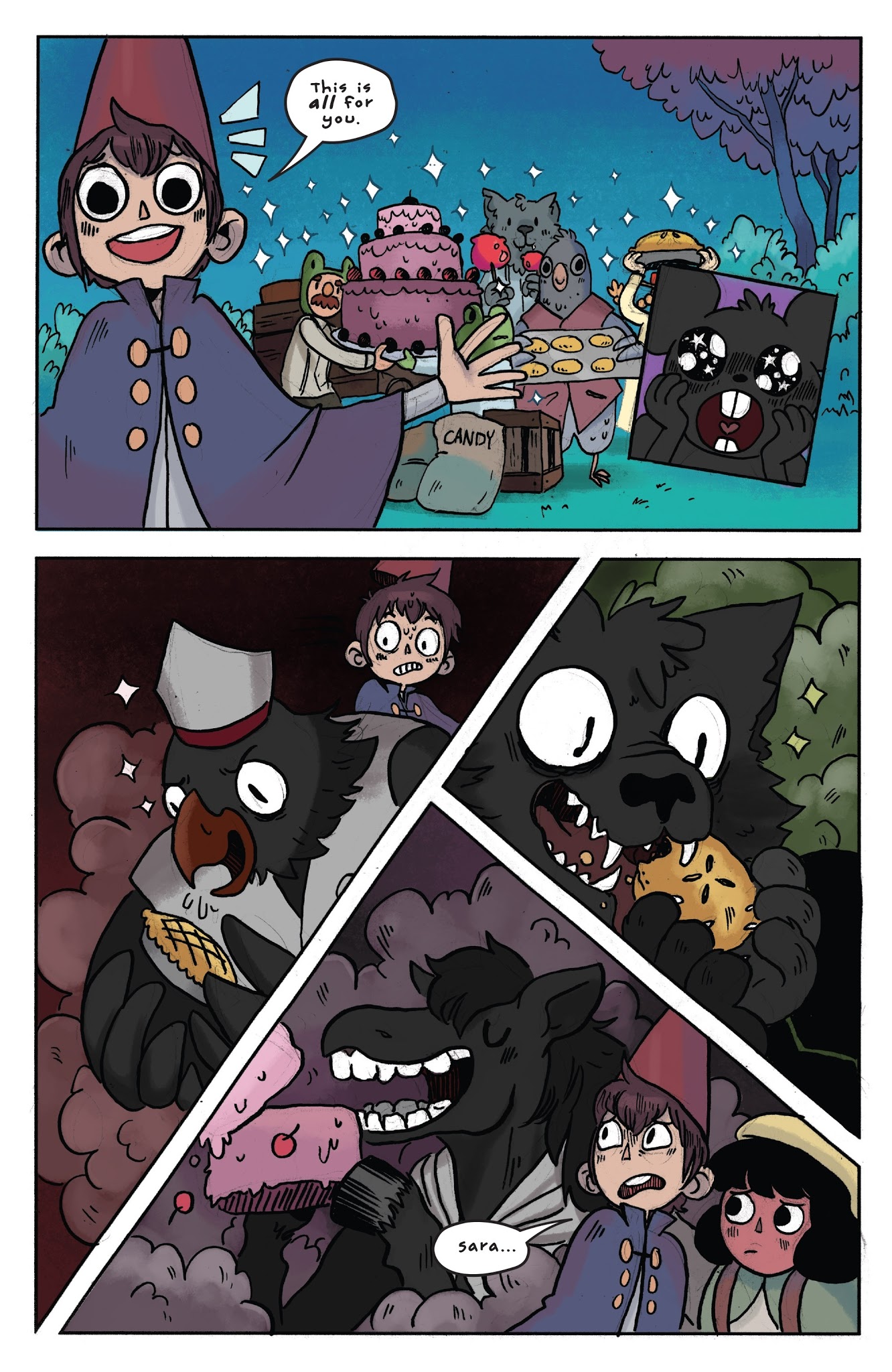 Read online Over the Garden Wall (2016) comic -  Issue #16 - 18