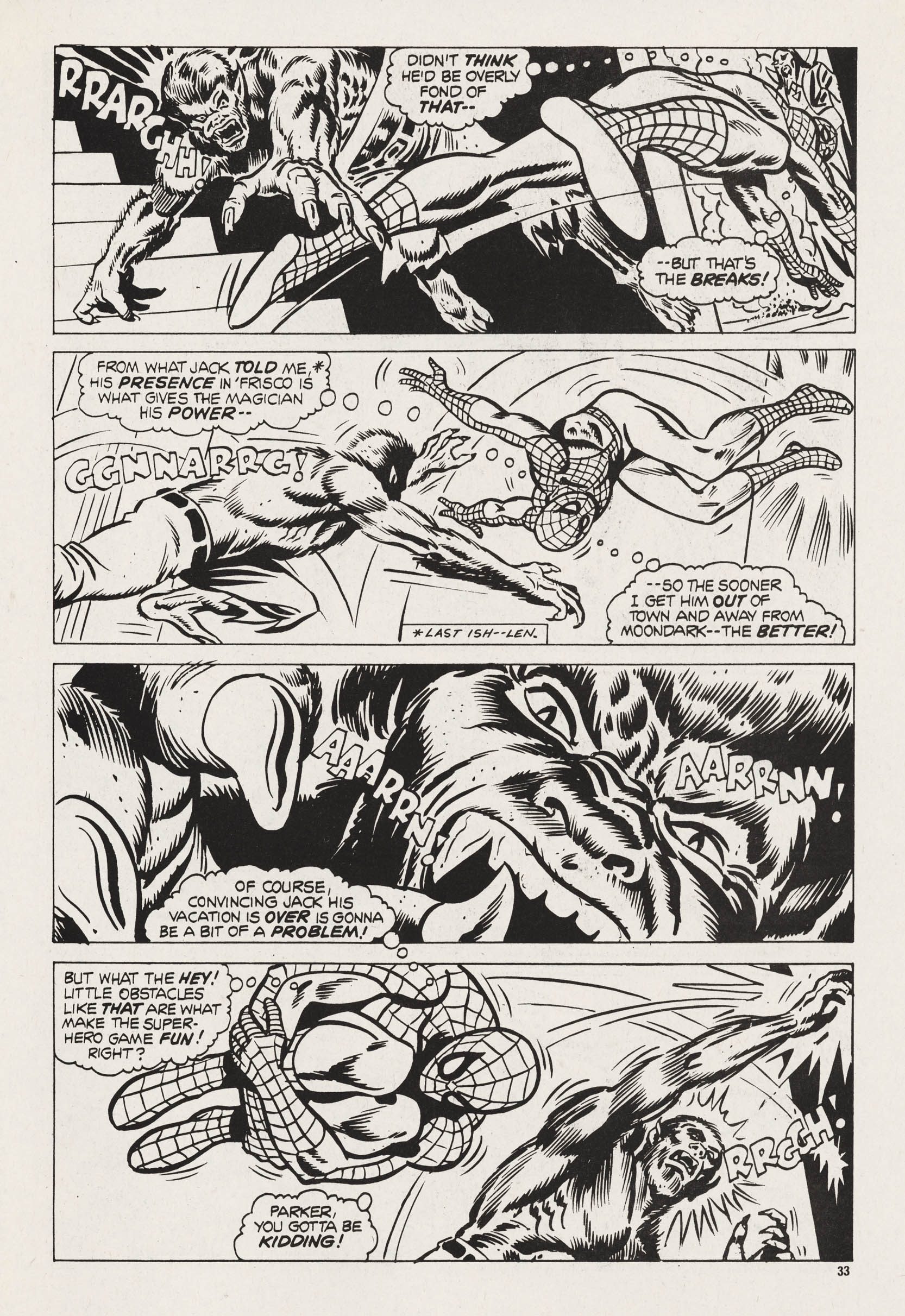 Read online Captain Britain (1976) comic -  Issue #35 - 33