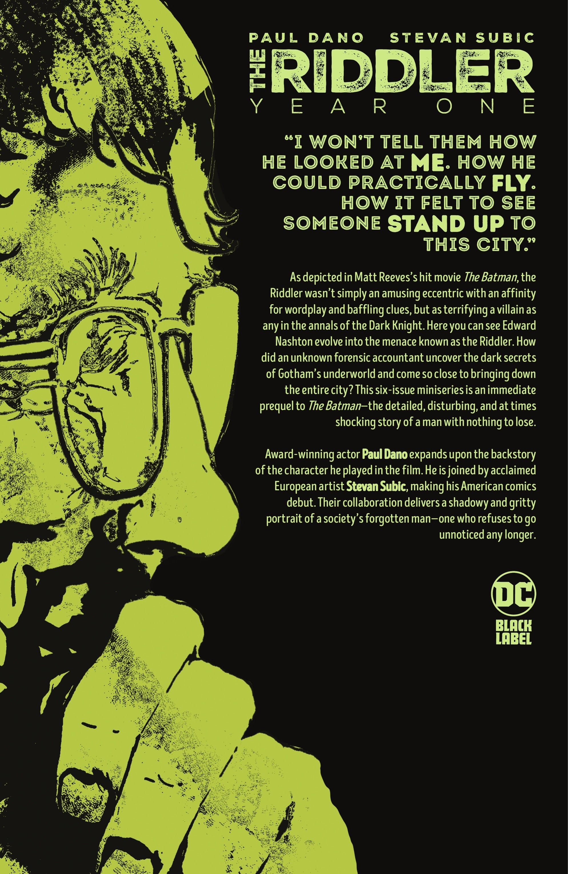 Read online The Riddler: Year One comic -  Issue #1 - 39