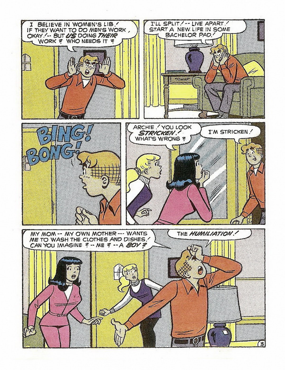Read online Archie's Double Digest Magazine comic -  Issue #57 - 137