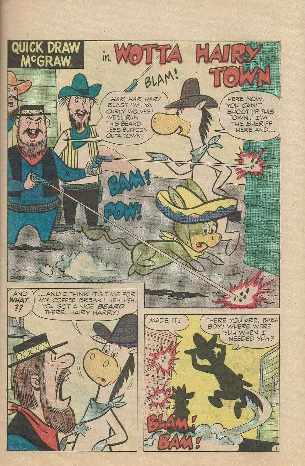 Read online Quick Draw McGraw comic -  Issue #2 - 22