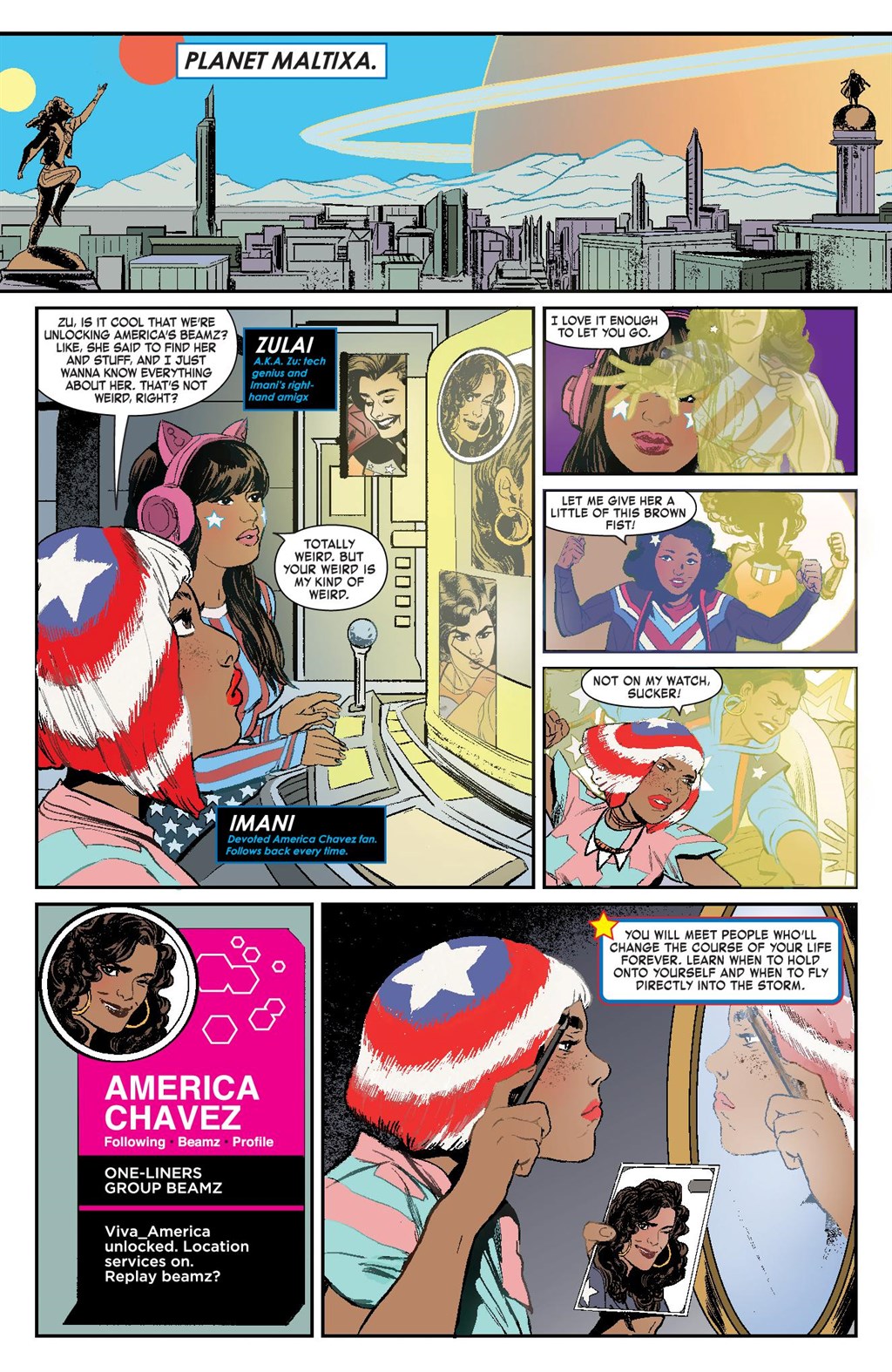 Read online Marvel-Verse (2020) comic -  Issue # America Chavez - 61