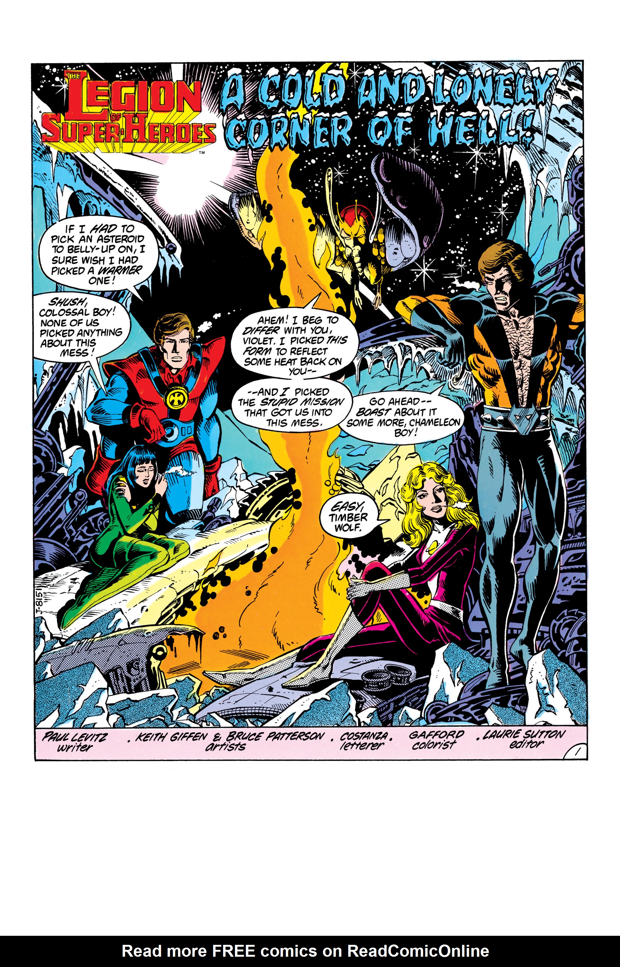 Read online Legion of Super-Heroes (1980) comic -  Issue #289 - 2