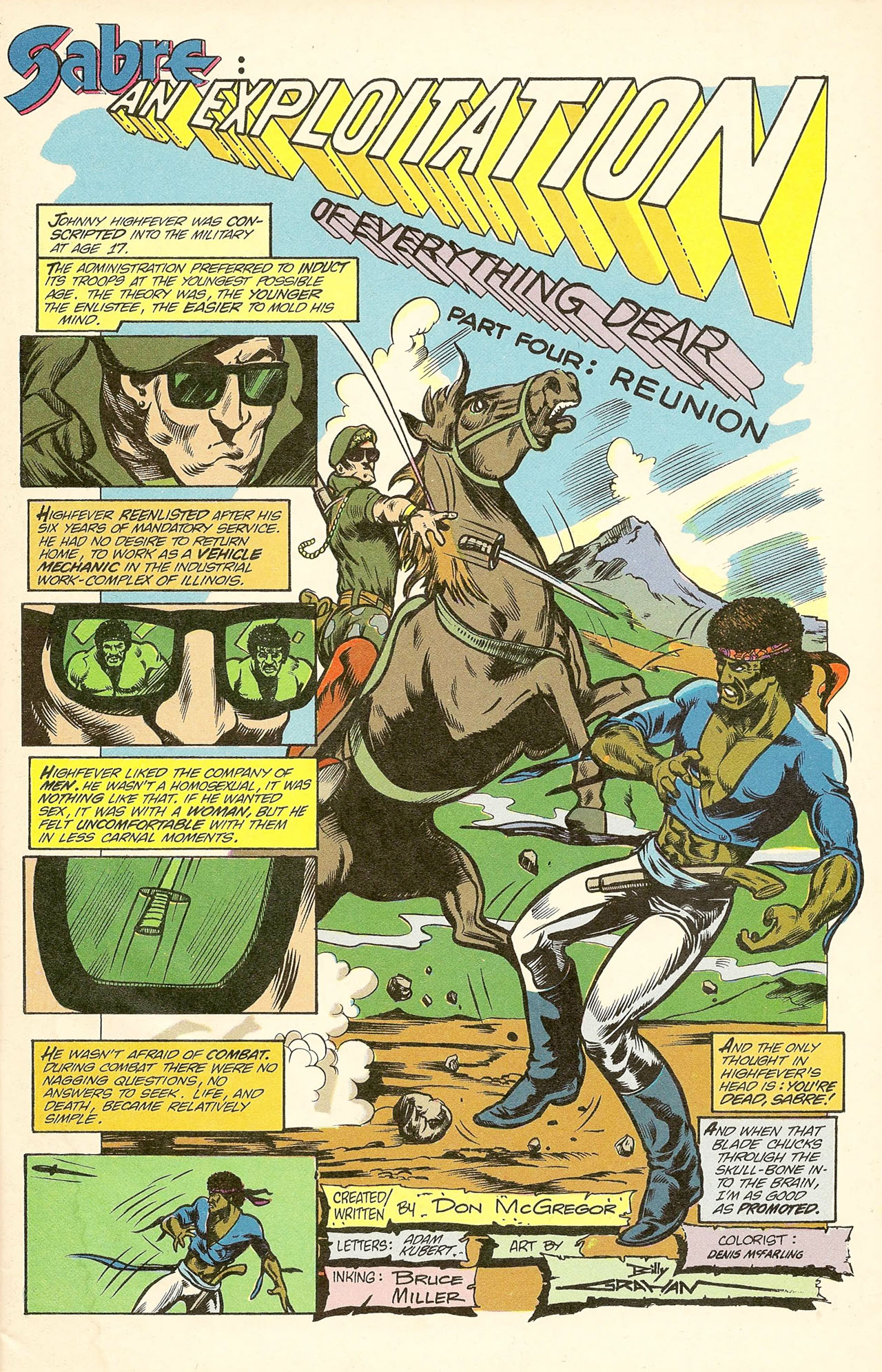 Read online Sabre comic -  Issue #6 - 3